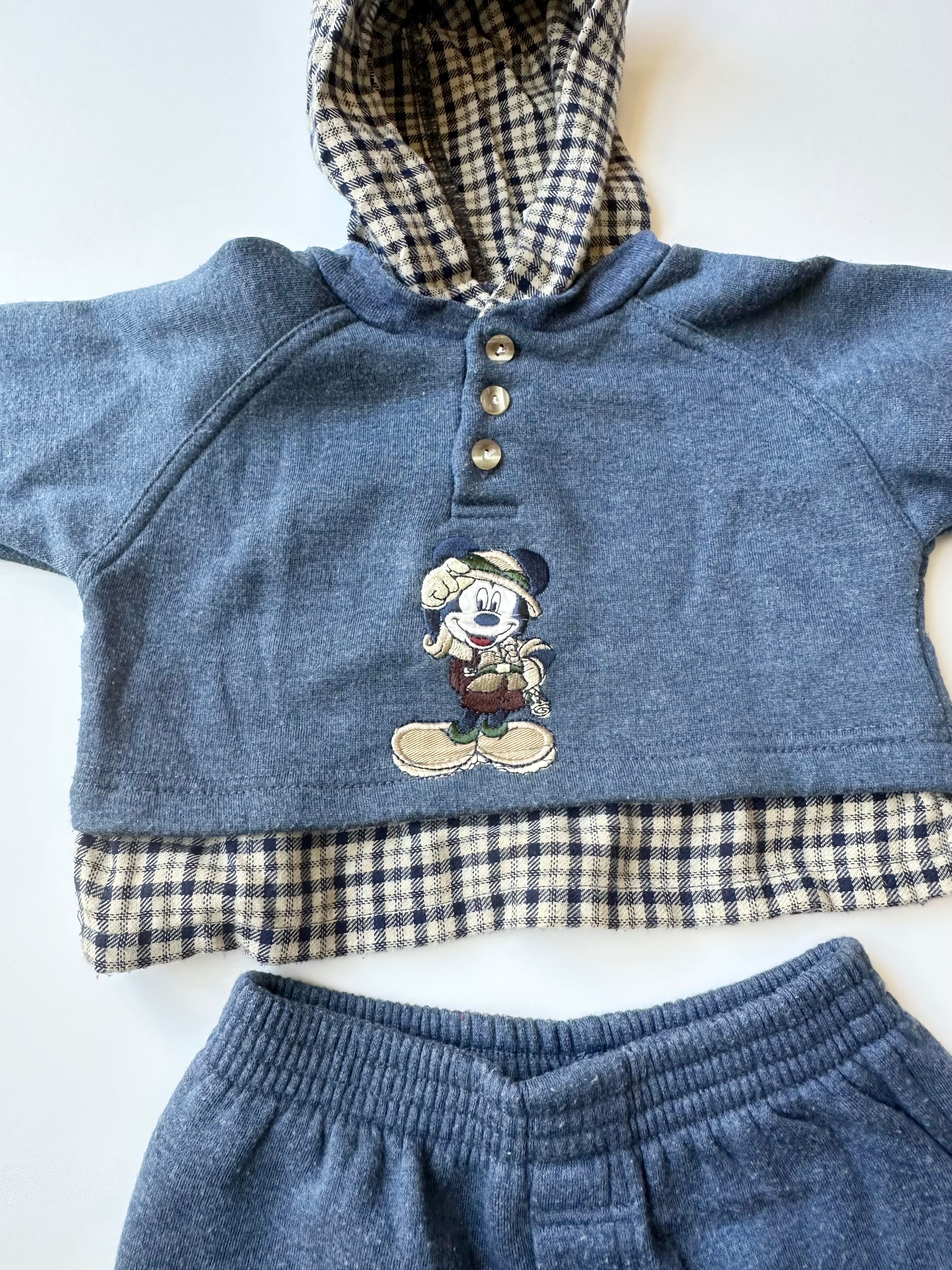 Vintage Disney Merch ❤️ Kids Mickey Mouse Tracksuit 12 Months