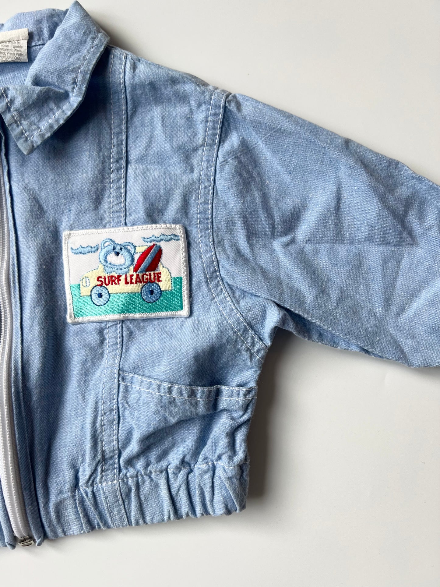Little Vintage Surf League Jacket 3-6 months