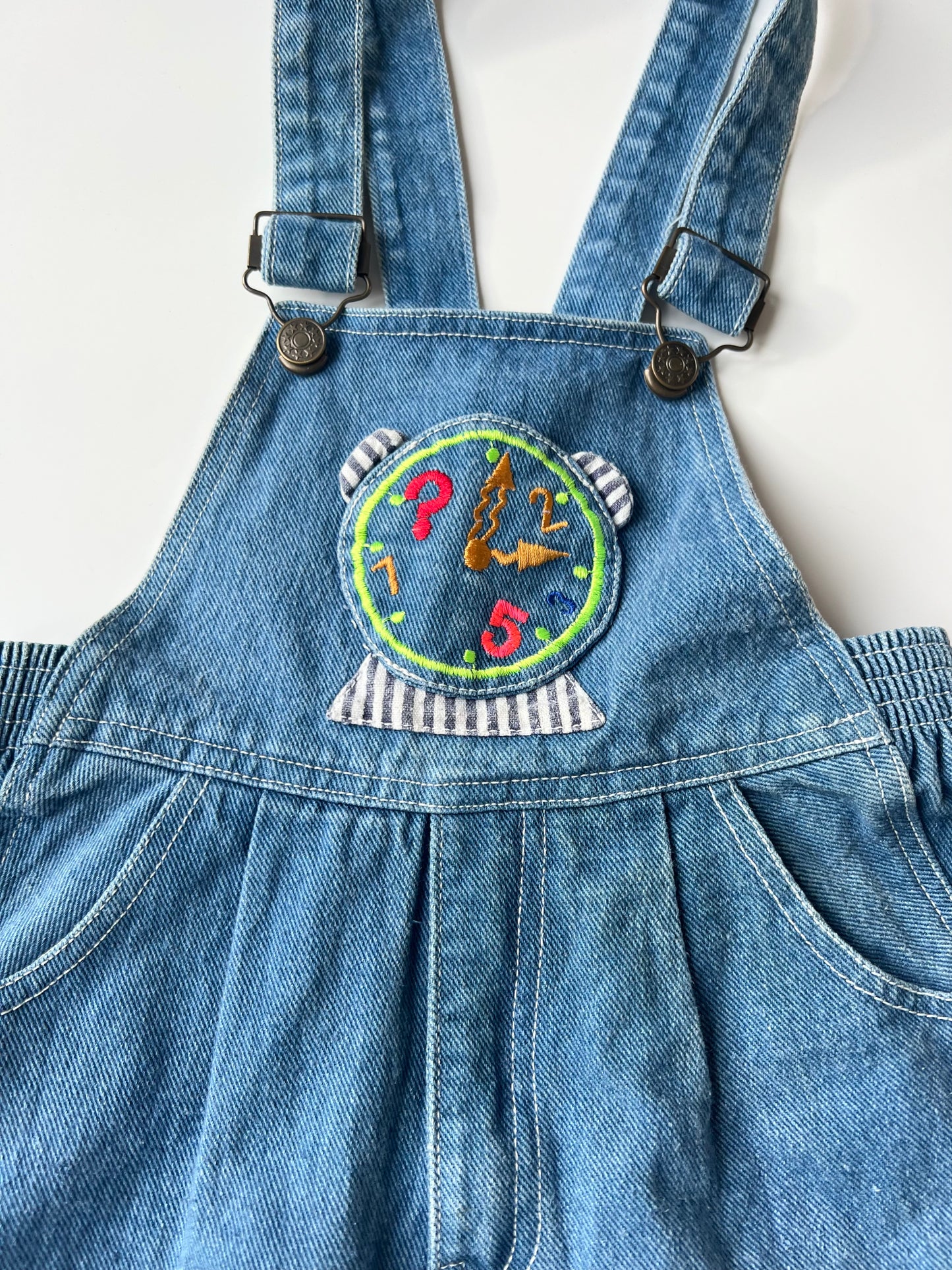 Vintage Denim Dungarees 5-7 Years