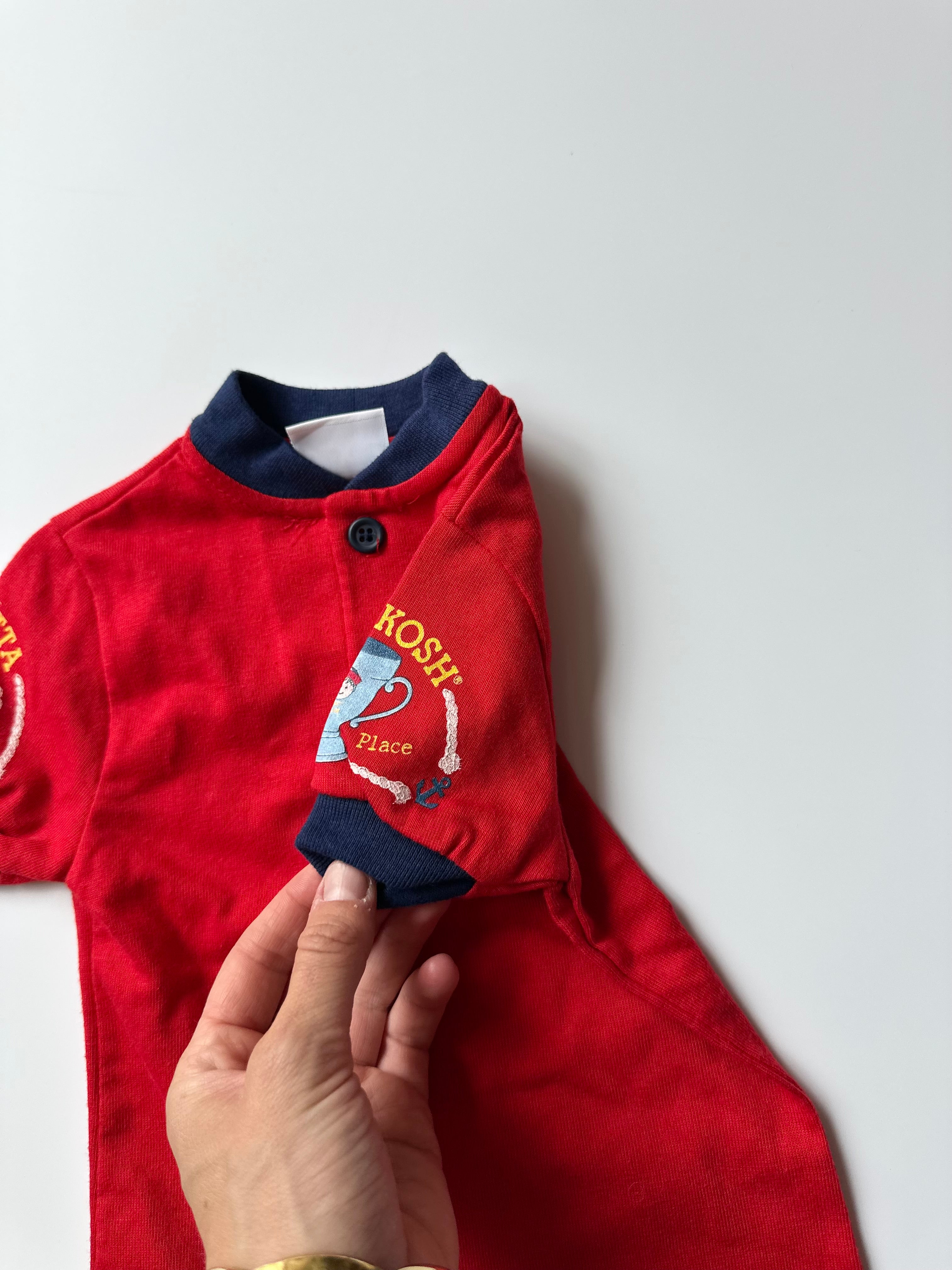 Vintage OshKosh Sailing Polo Shirt 6-12 Months