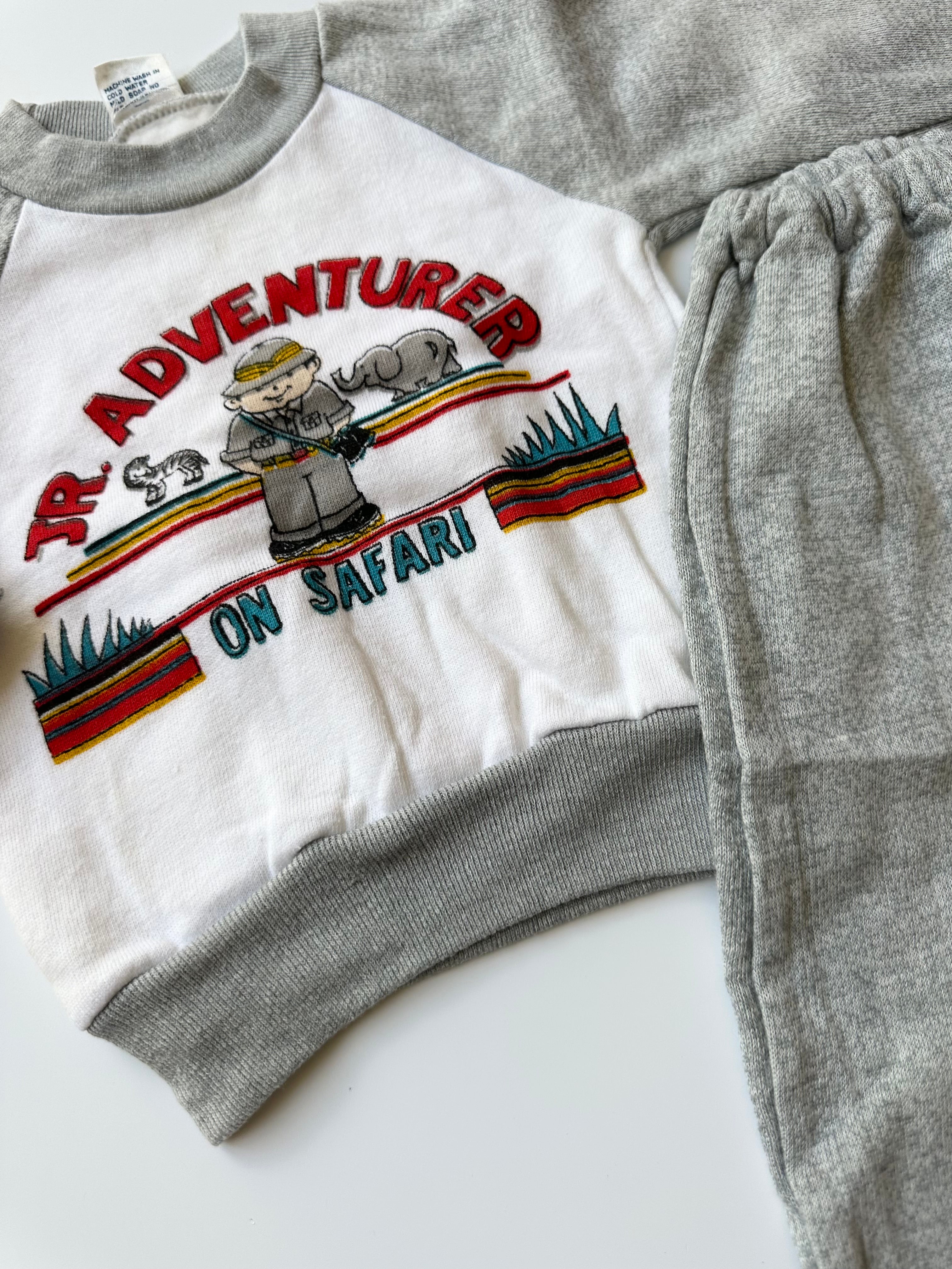 Vintage Tracksuit with Safari Graphic 18 Months