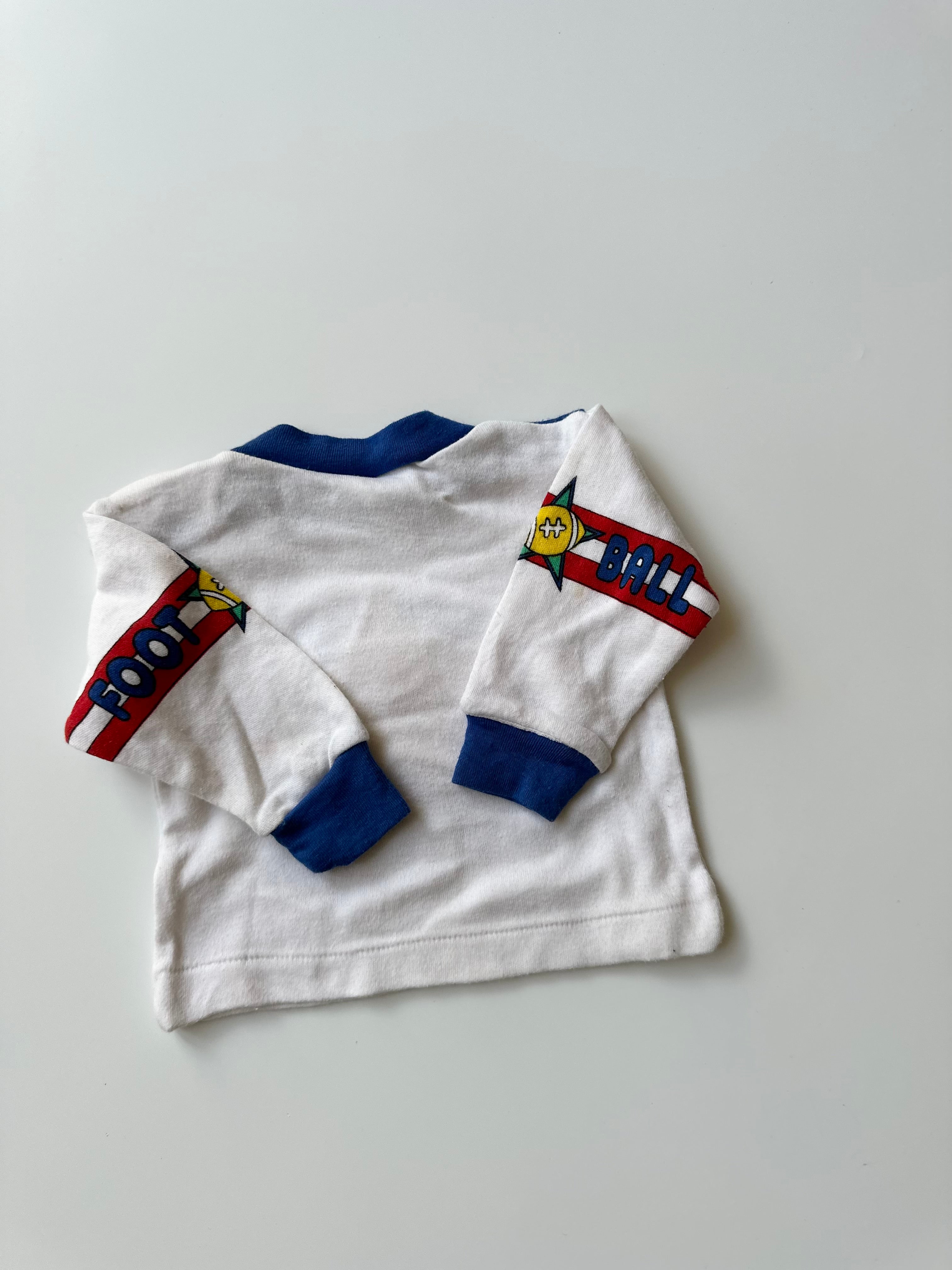 Vintage American Football Themed Top 9-12 Months