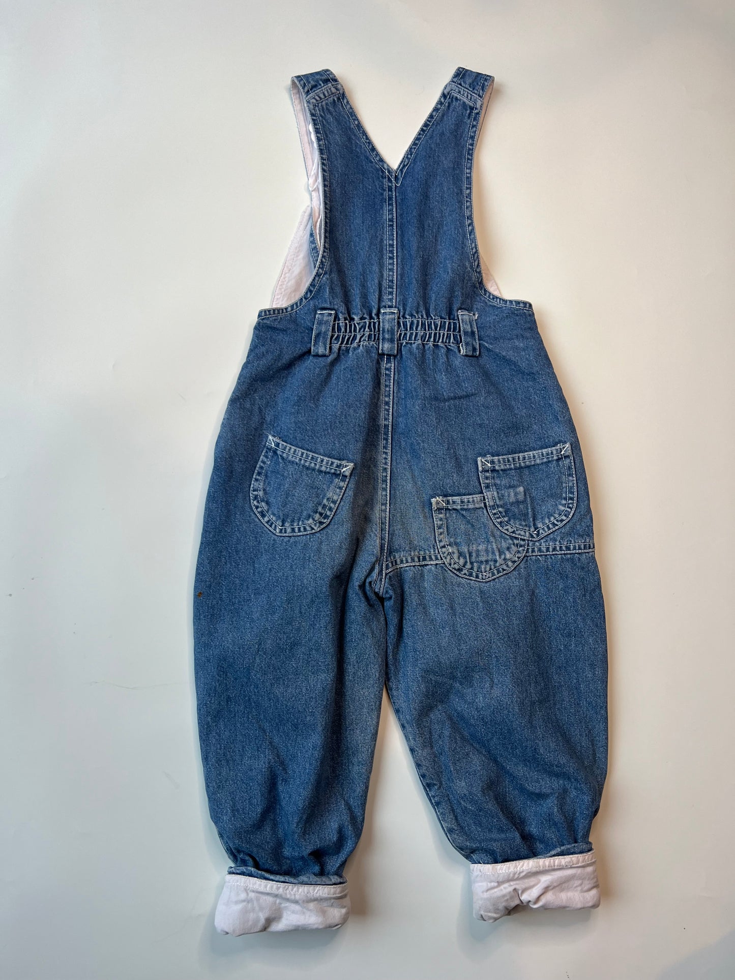 French Vintage Children’s Denim Dungarees 2-3 Years