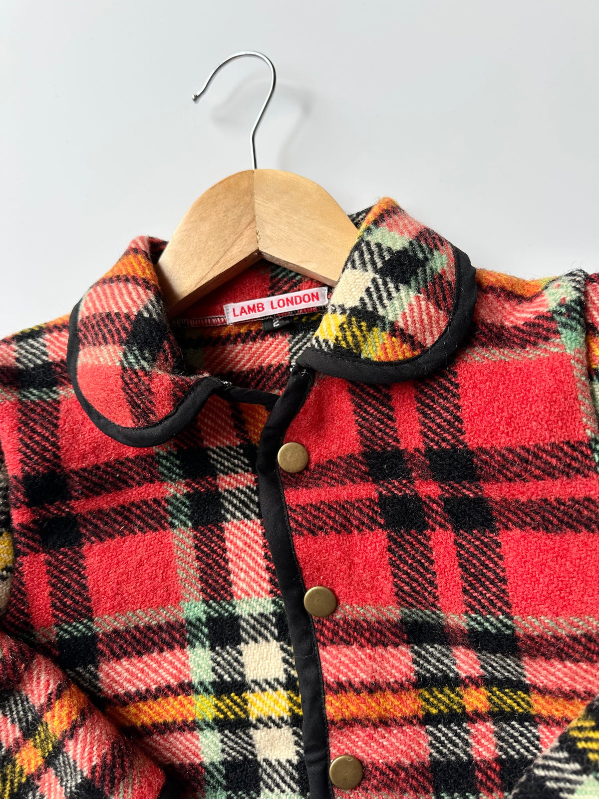 Upcycyled Wool Blanket Jacket 2-3 Years