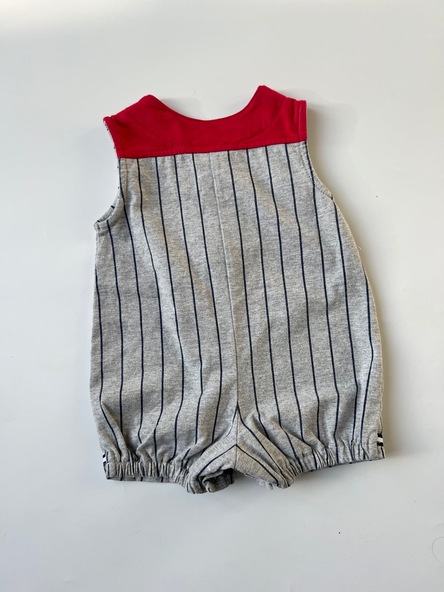Vintage Baseball Baby Romper 6-9 Months