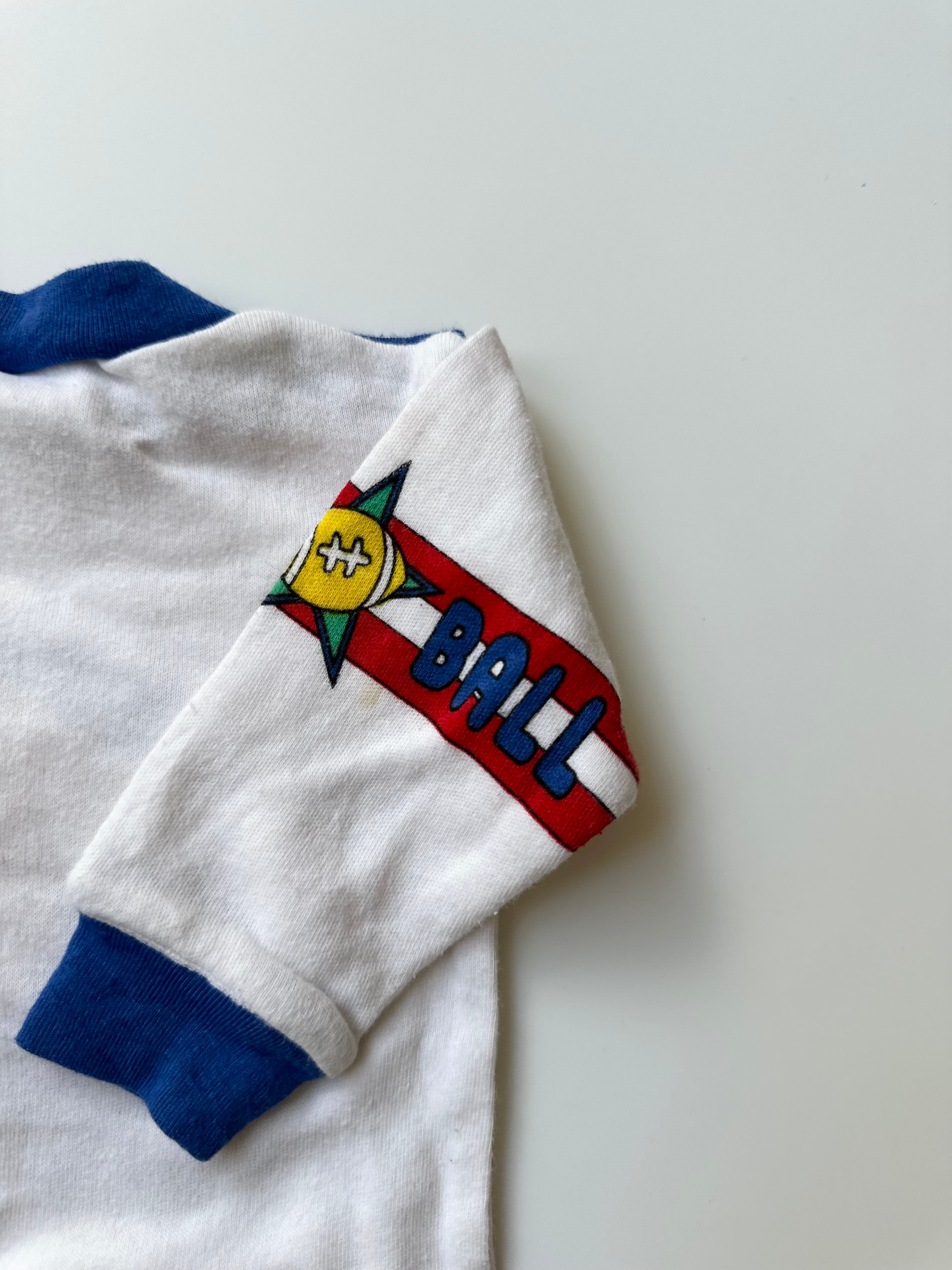 Vintage American Football Themed Top 9-12 Months