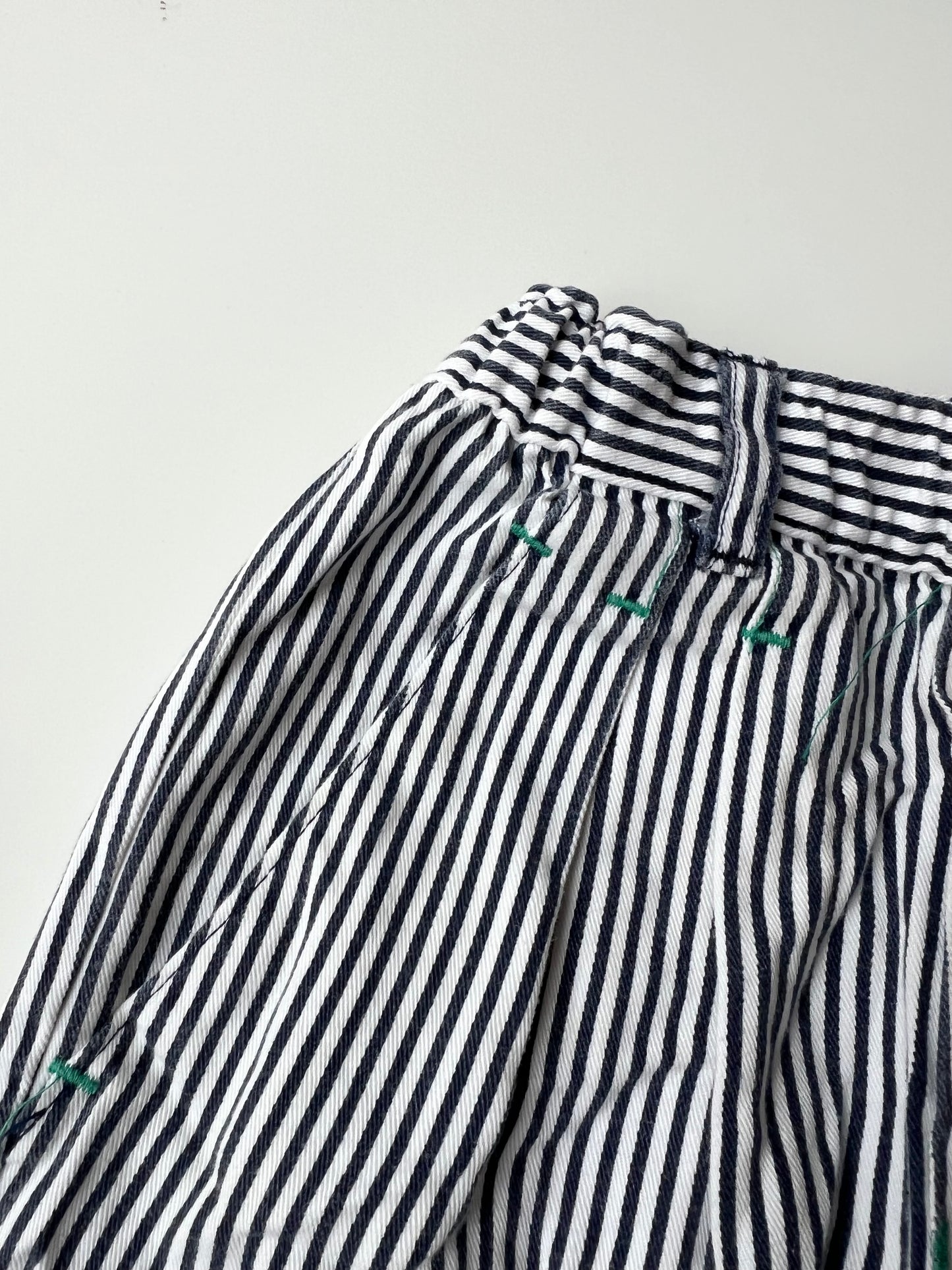 Vintage BHS Blue and White Striped Trousers 2-3 years