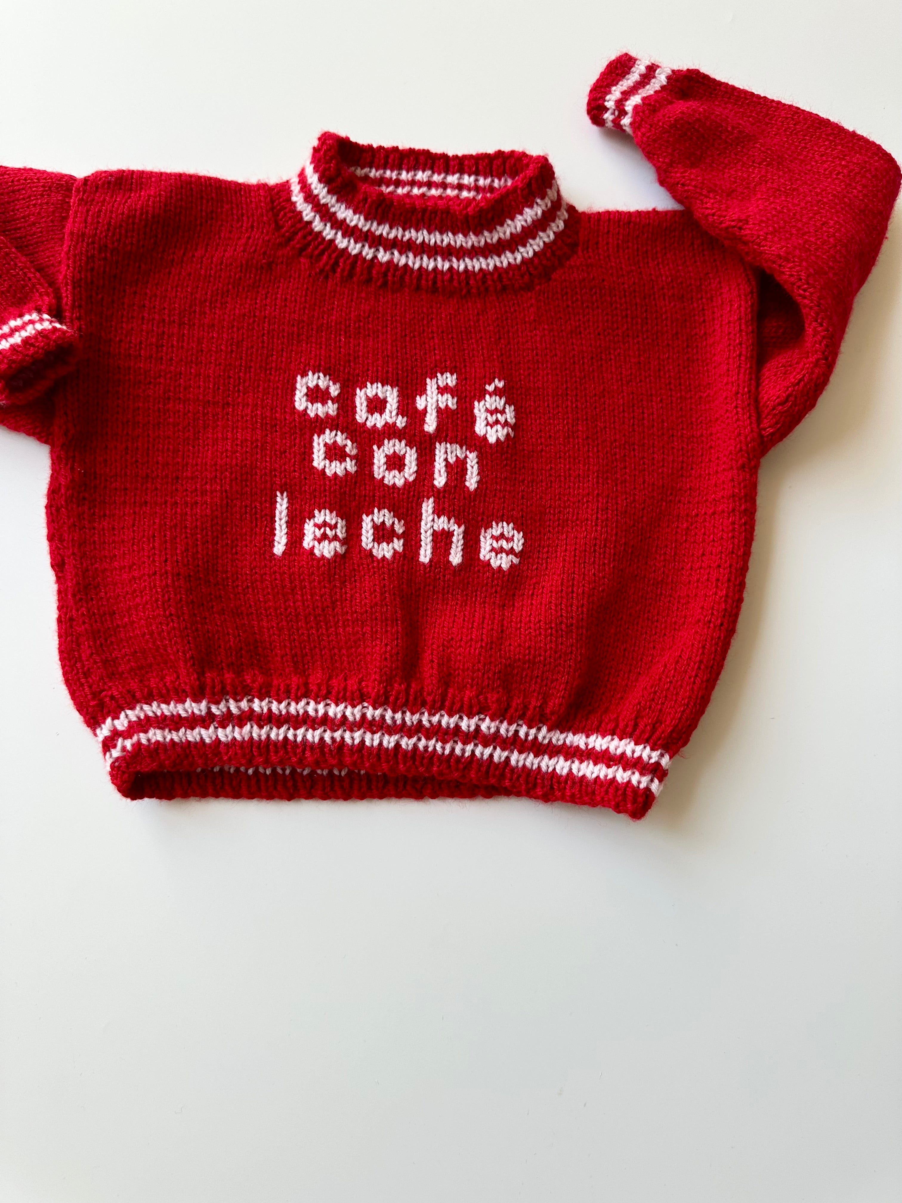 Hand Knitted Jumper 9-18 Months