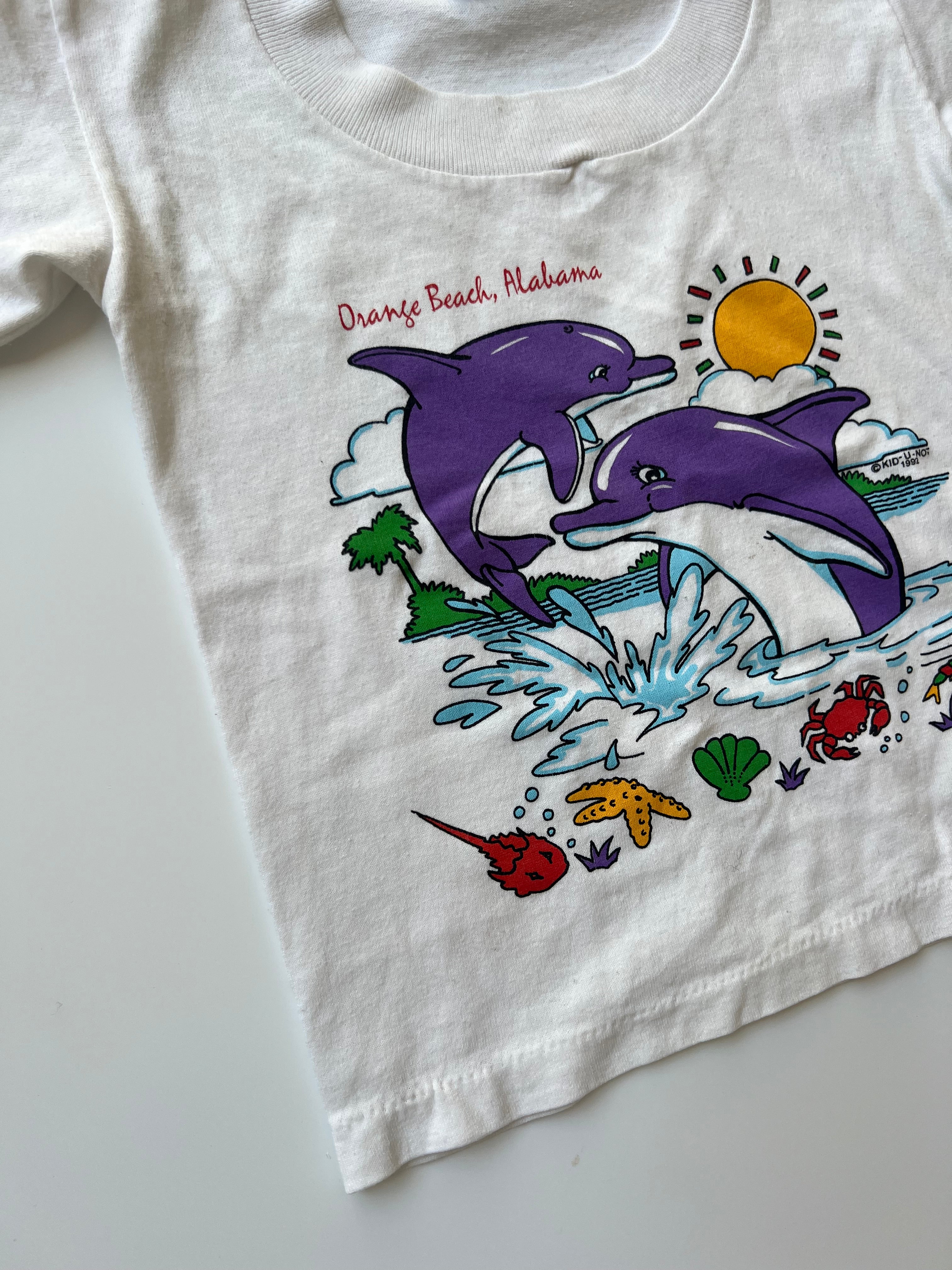 Vintage Single Stitch Alabama Dolphin Tee 2-4 Years