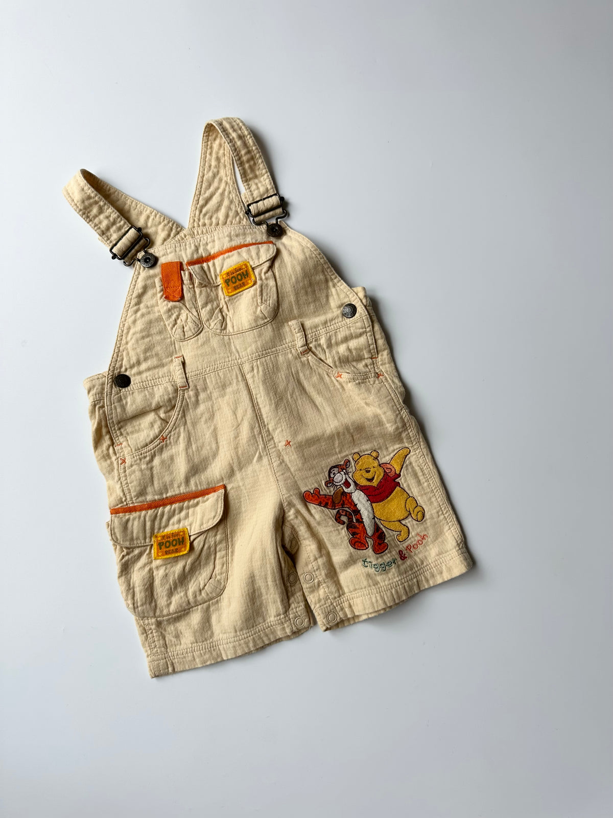 Vintage Winnie The Pooh Shorteralls 2-3 Years