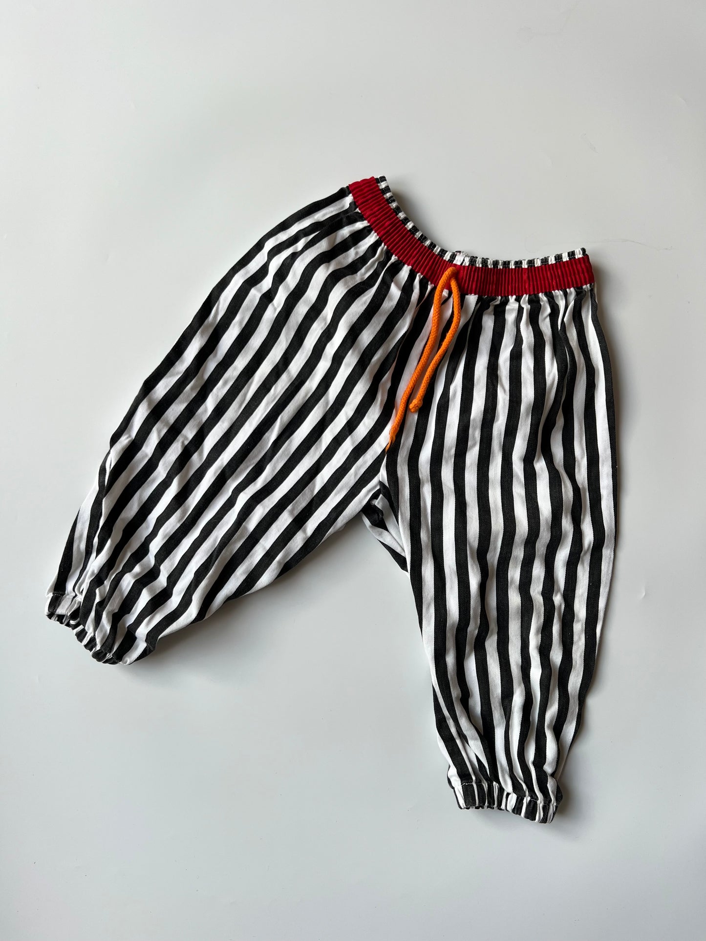 Vintage Mothercare Striped Black and White Trouser 18-24 months