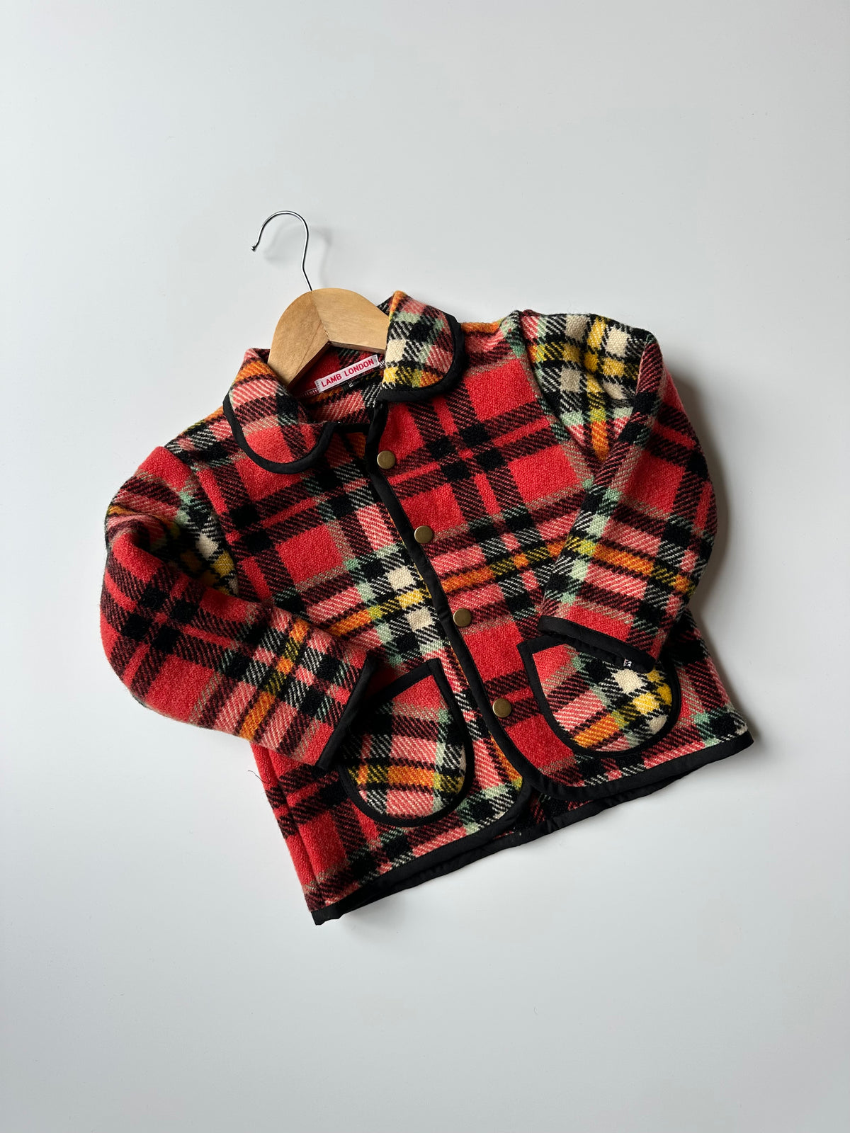 Upcycyled Wool Blanket Jacket 2-3 Years