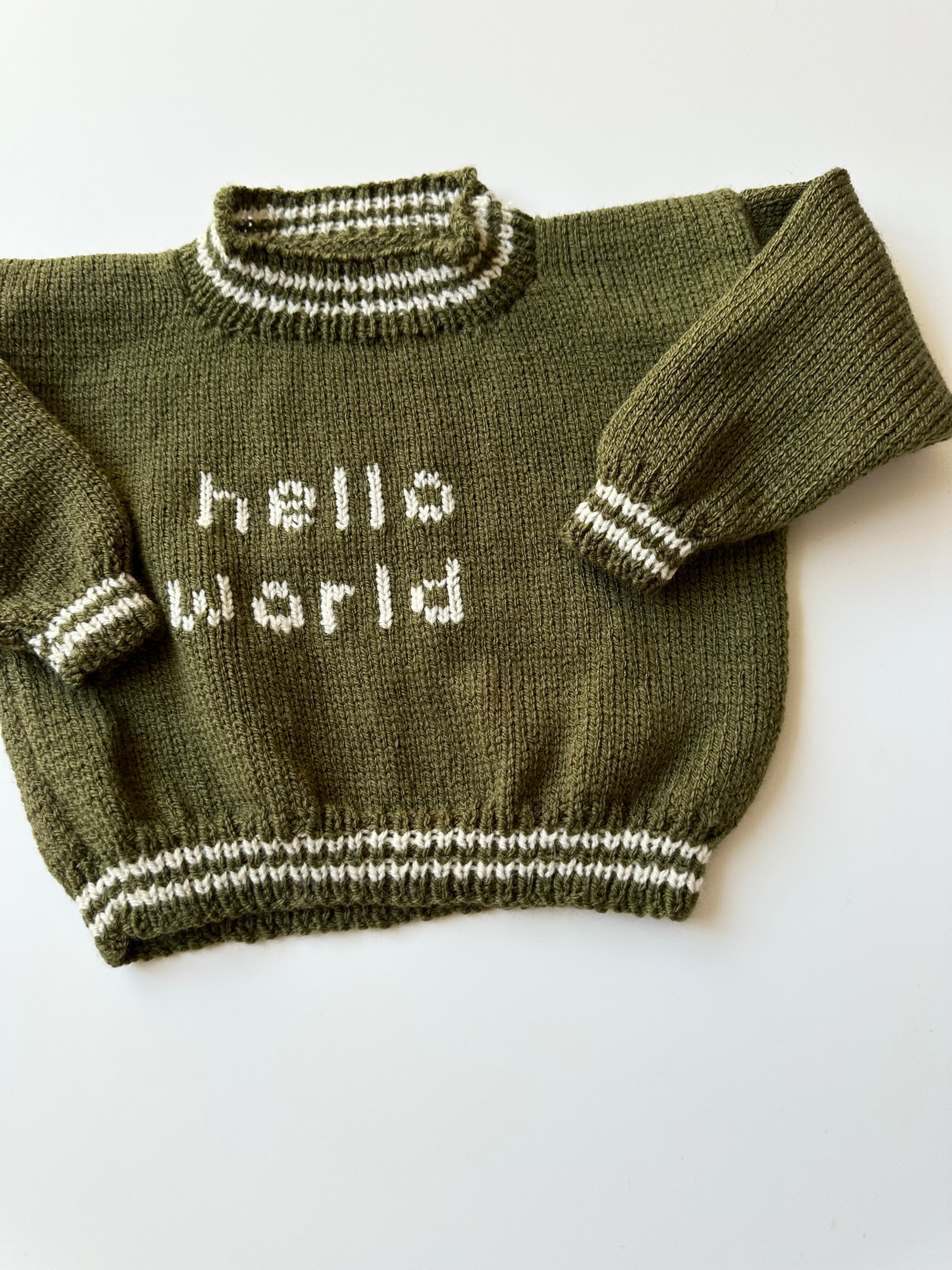 Hand Knitted Jumper 9-18 months