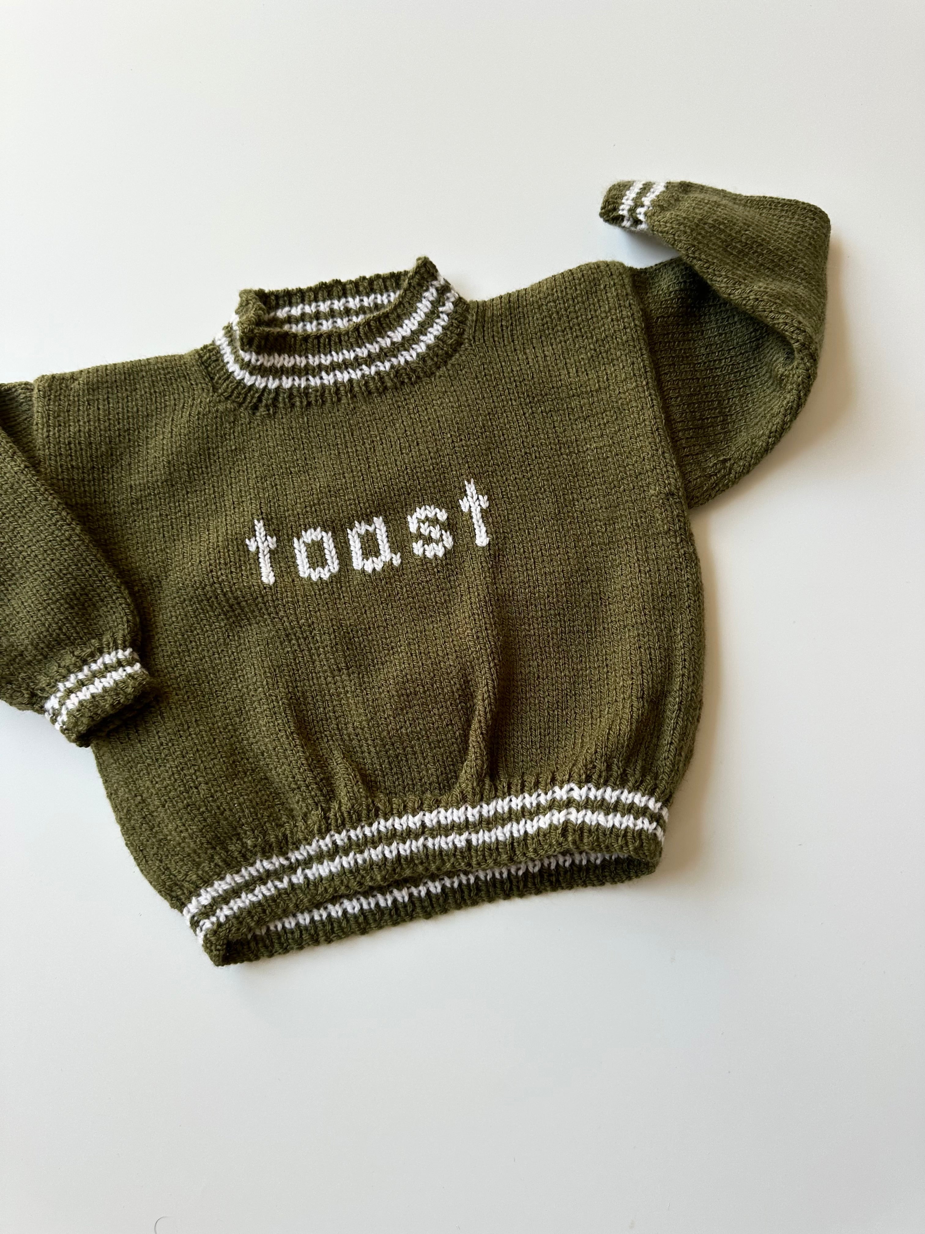 Hand Knitted Jumper 9-18 Months
