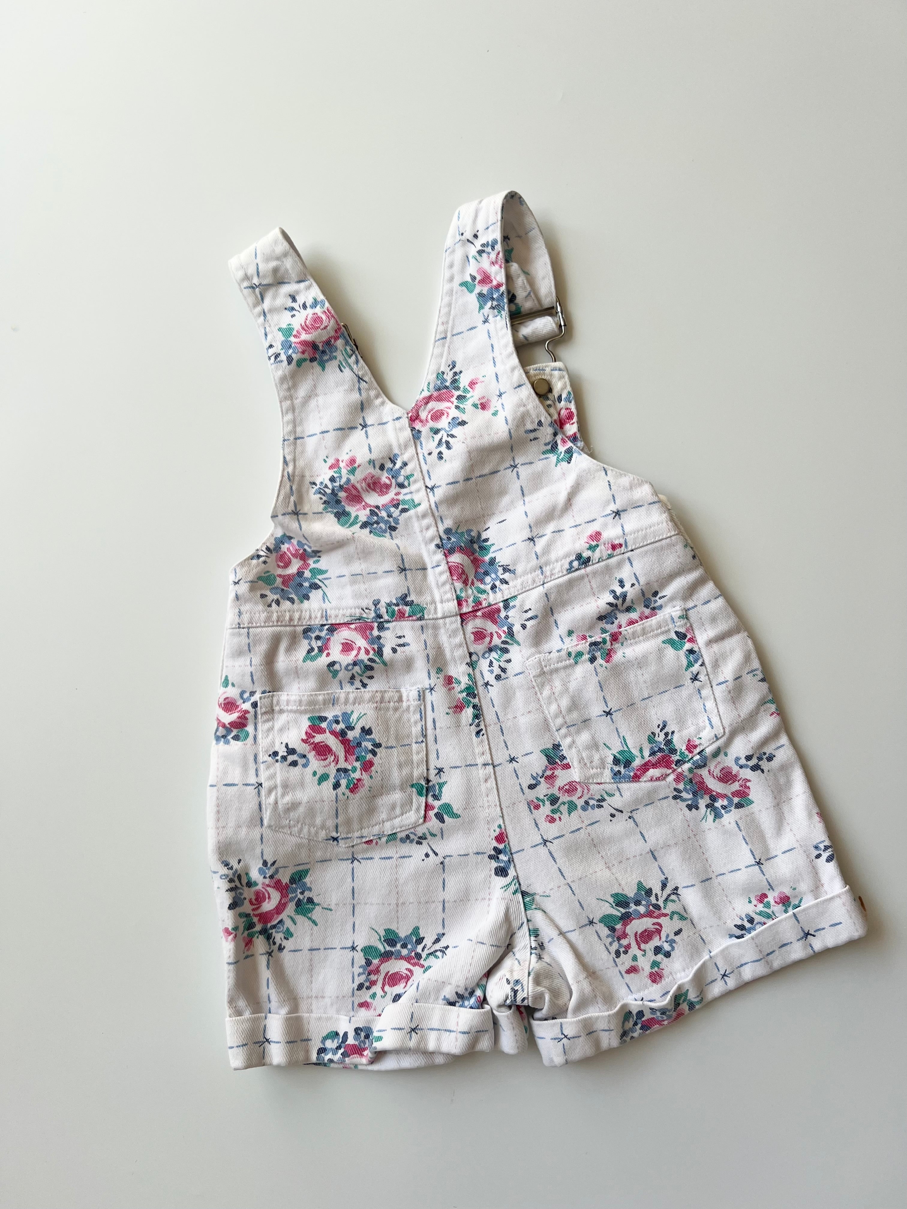 Vintage Floral Kid’s Shorteralls 2 Years