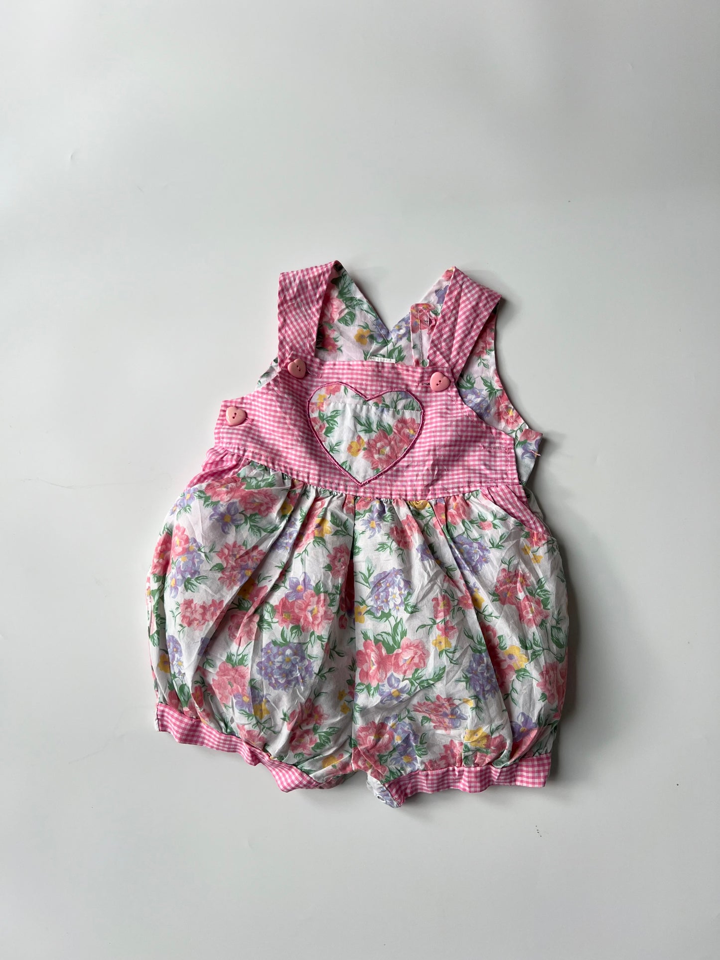 Vintage Floral Romper 2 years