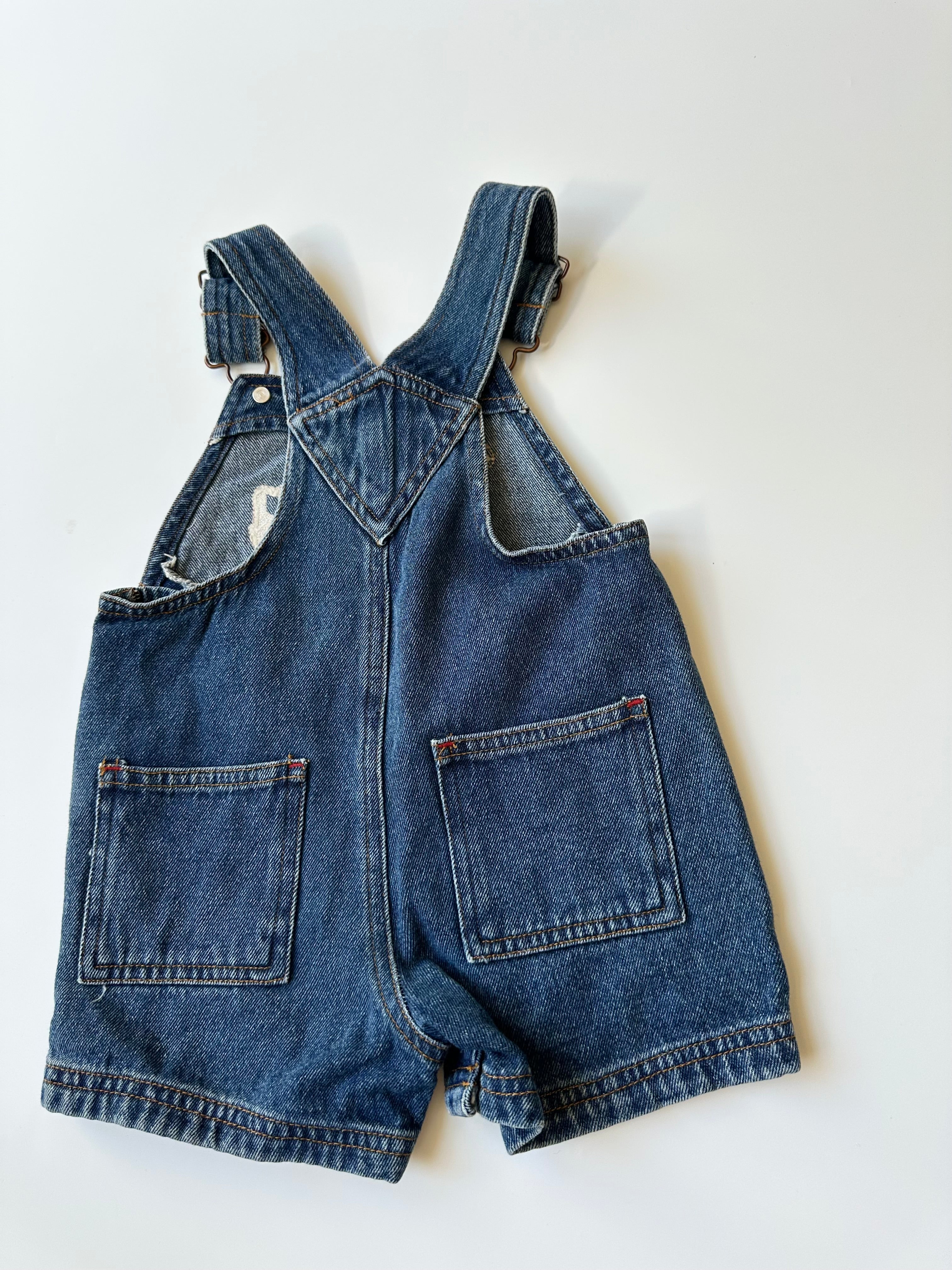 Vintage Disney Merch ❤️ Mickey Mouse Dungarees 9-12 Months