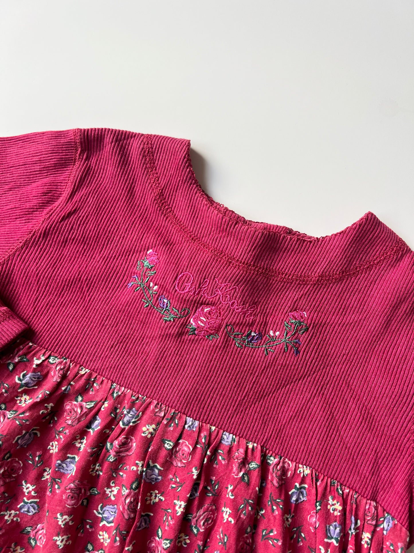 Vintage OshKosh Floral Dress 4 years