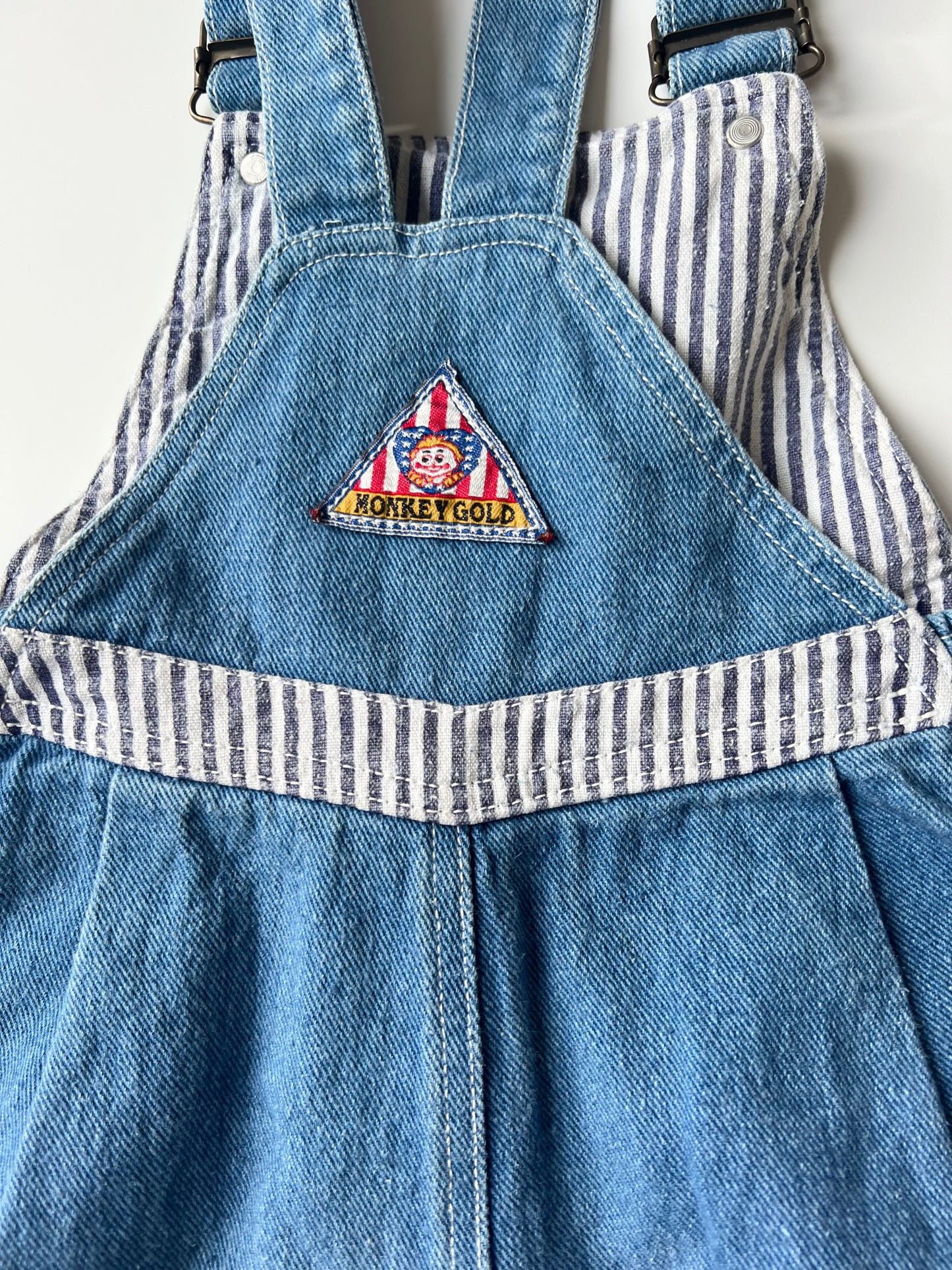 Vintage Denim Dungarees 5-7 Years