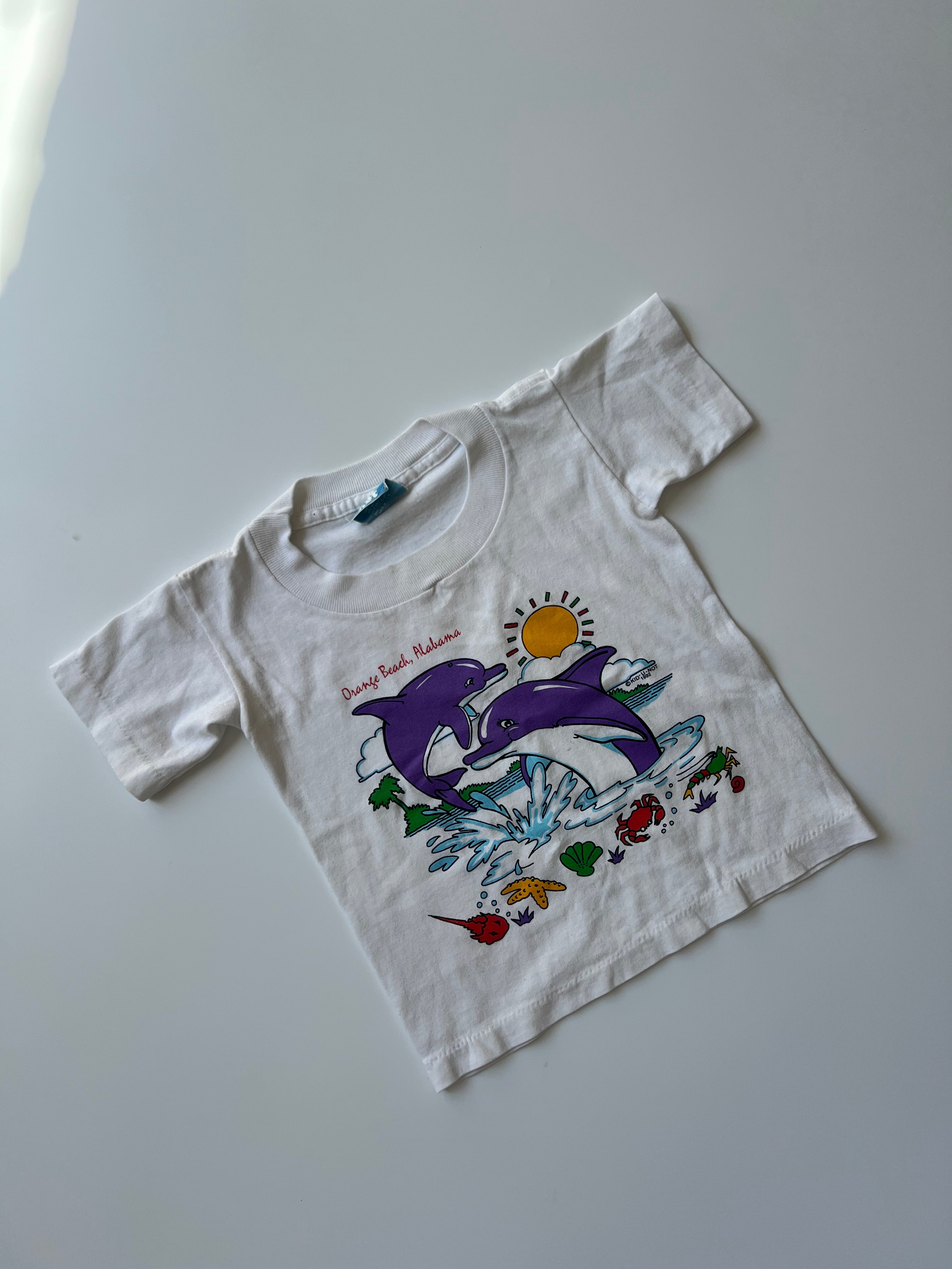 Vintage Single Stitch Alabama Dolphin Tee 2-4 Years