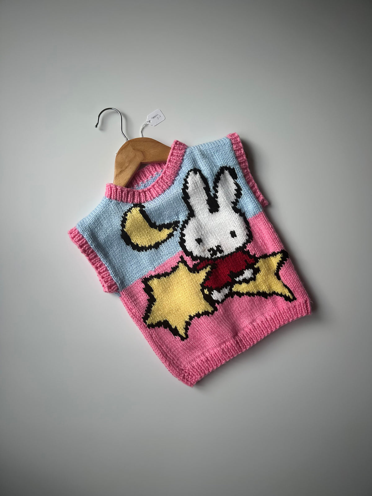 Hand-Knitted Miffy Vest 1-2 Years