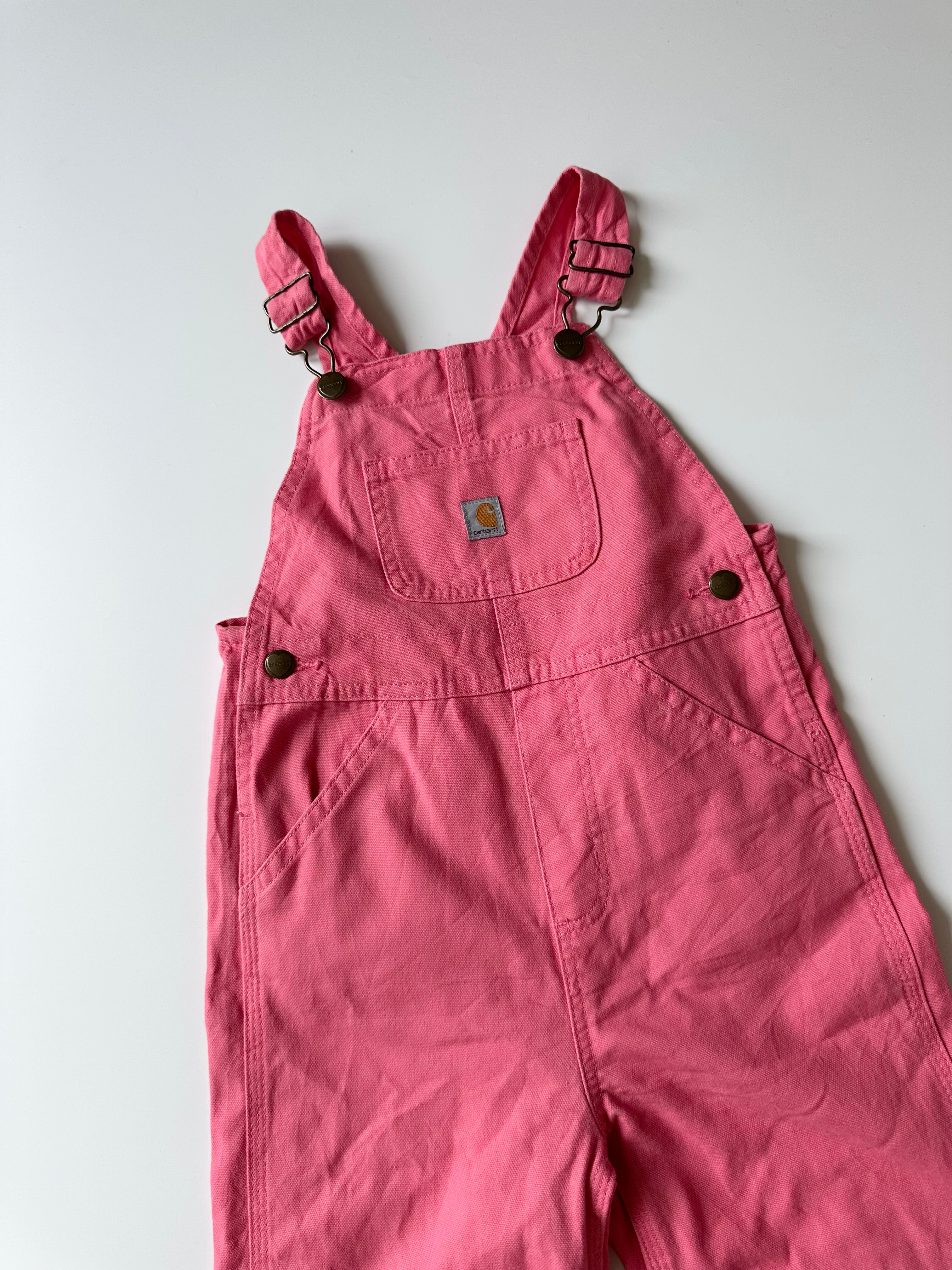 Carhartt Bright Pink Dungarees 4 Years