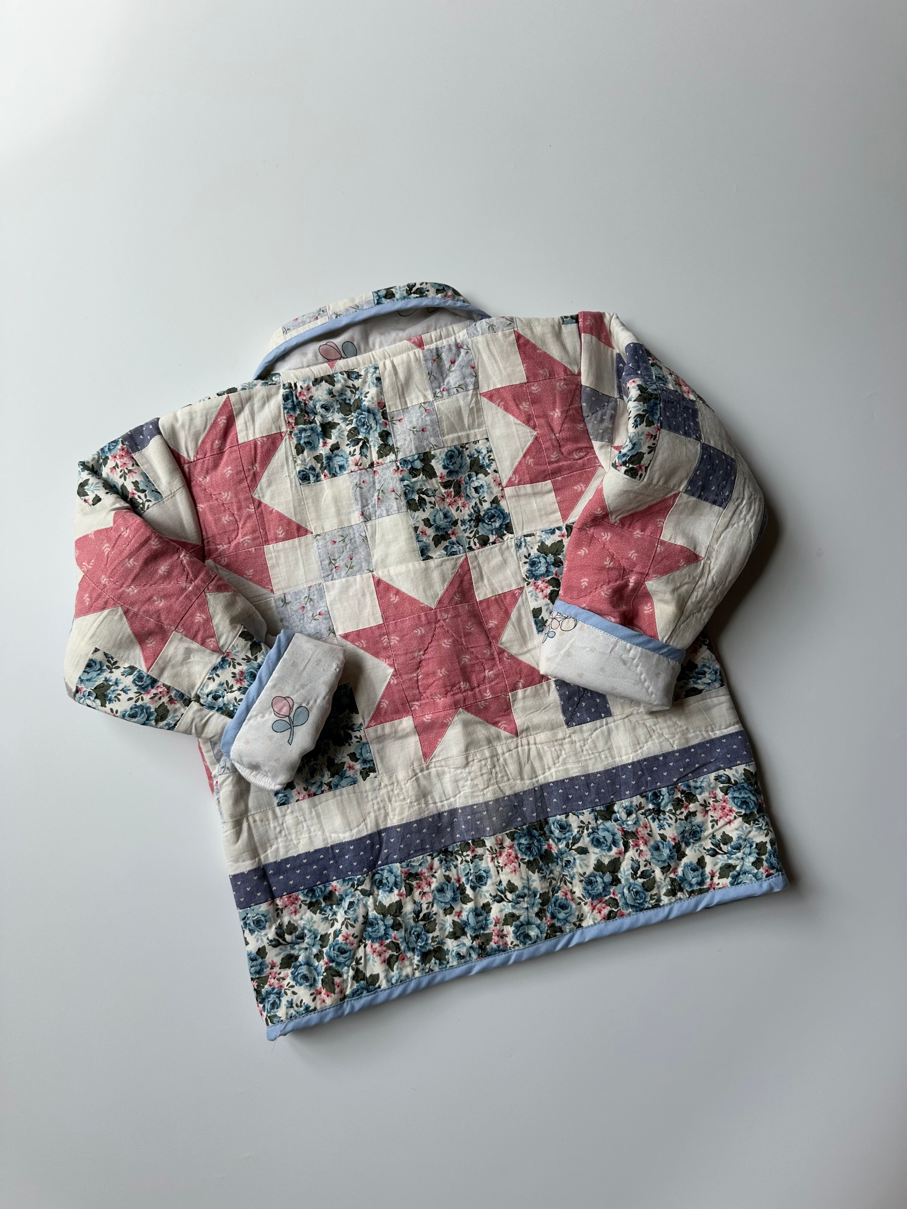 Upcycled Quilt Jacket 4 Years