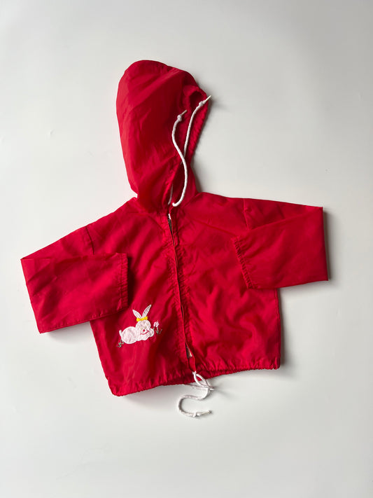 Vintage Red Kids Windbreaker Jacket 9-12 Months š°