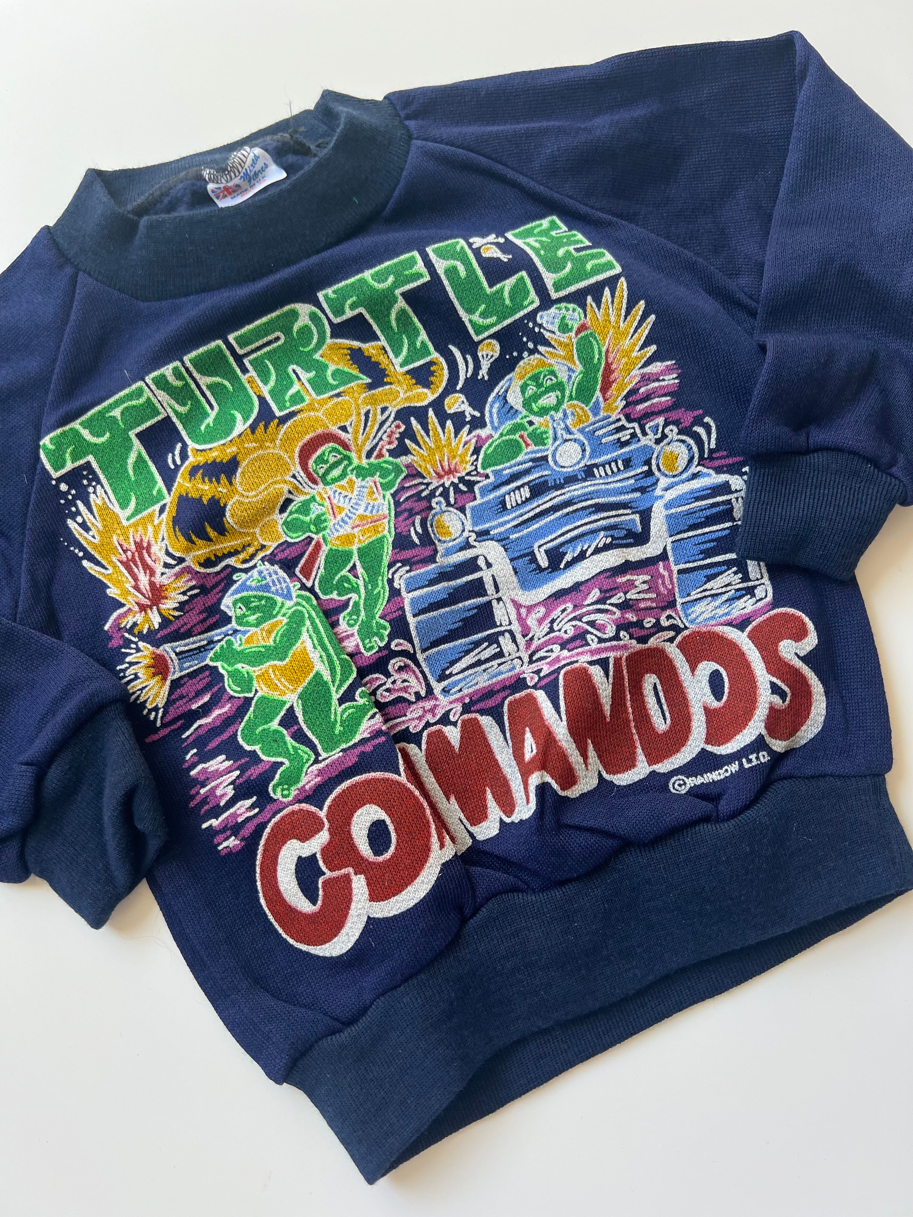 Vintage Teenage Mutant Ninja Turtles Children’s Sweatshirt 2-4 Years