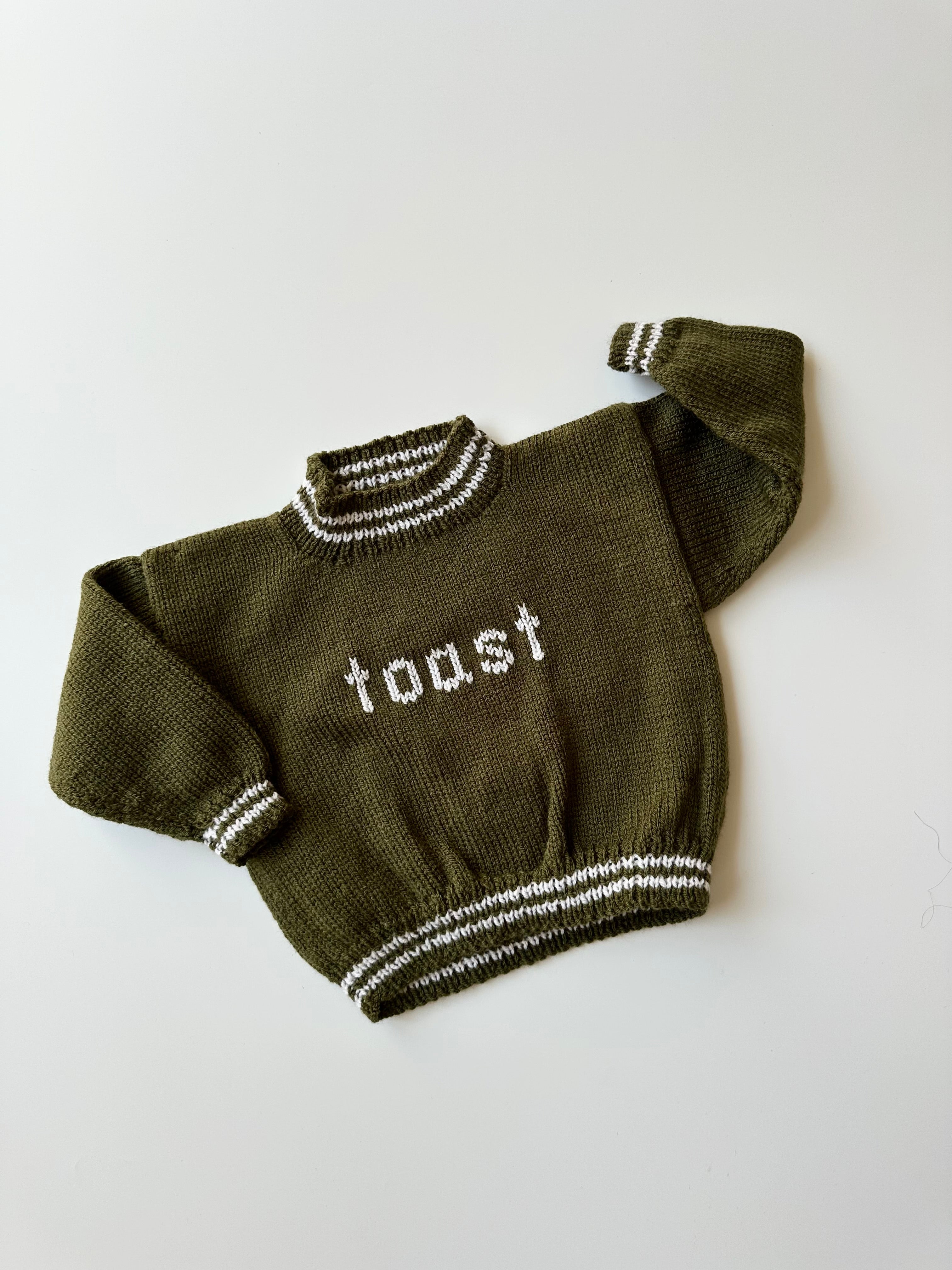 Hand Knitted Jumper 9-18 Months