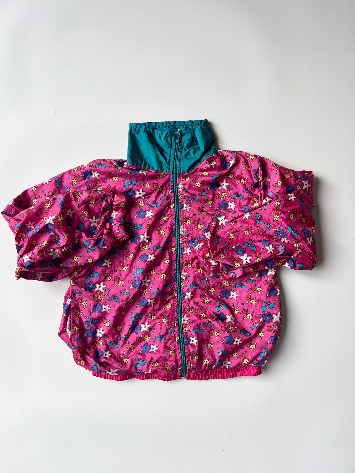 Vintage Children’s Floral Windbreaker Jacket 6-7 years