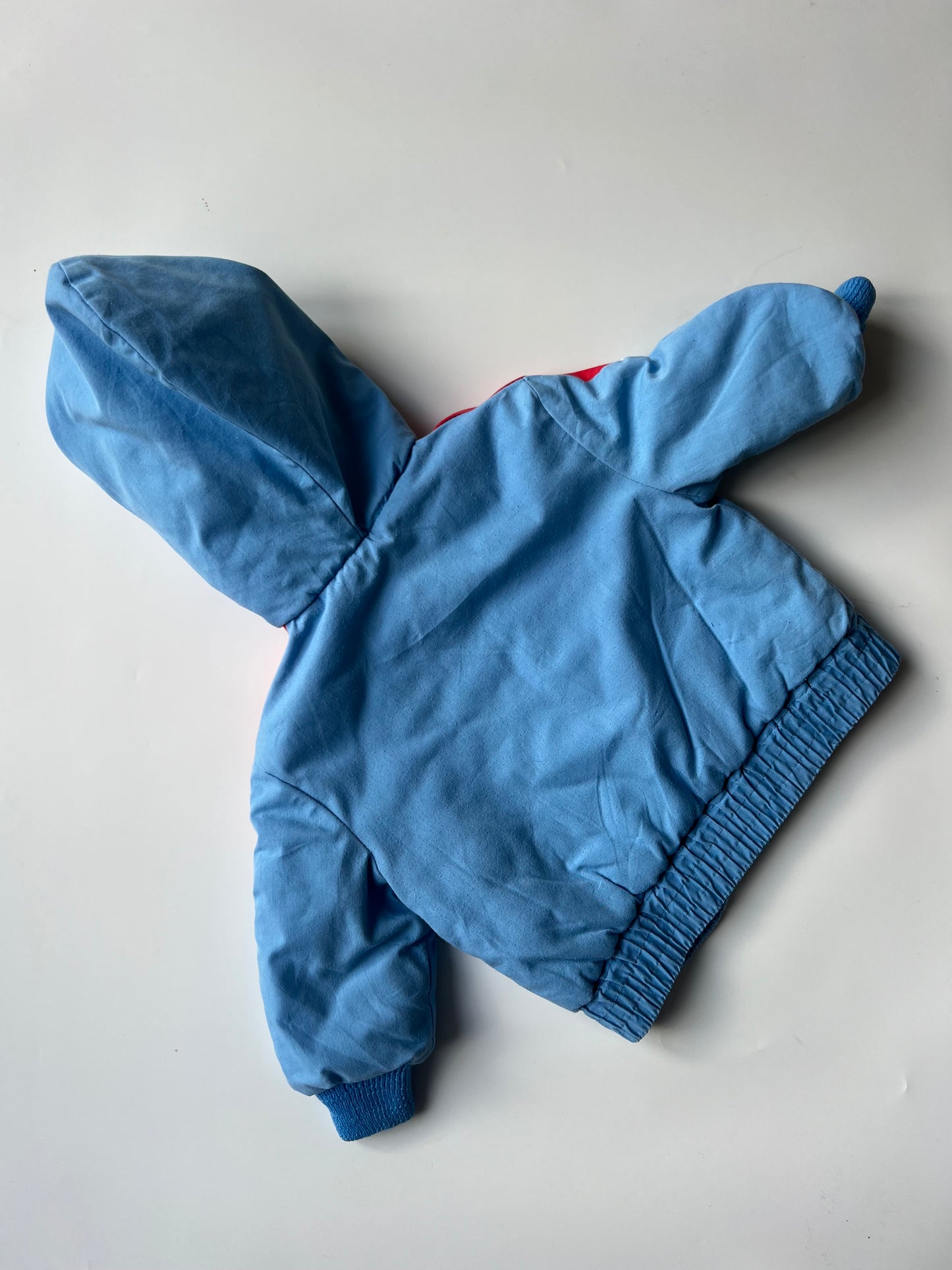 Vintage Kids Blue & Red Bomber Jacket 18 Months
