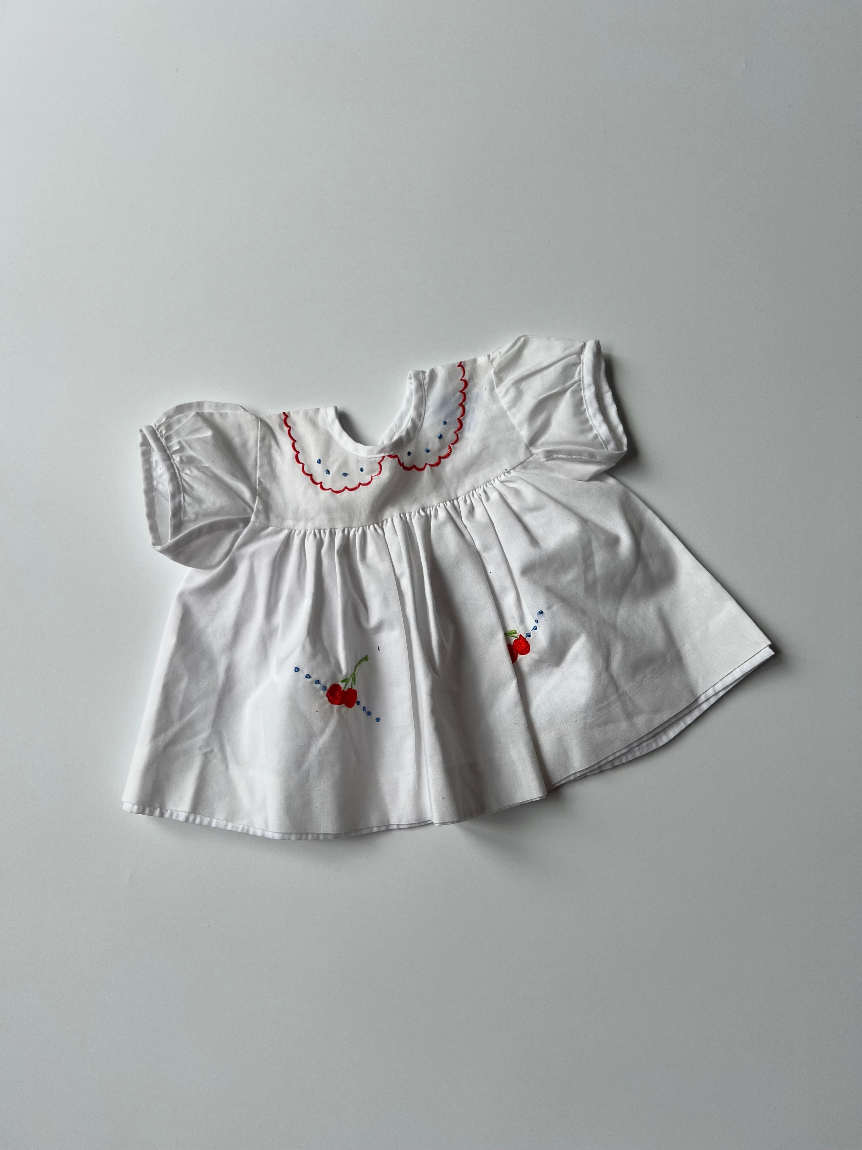 Vintage Harringtons Baby Dress with Cherry Detail 🌸🍒🌸🍒 0-3 Months