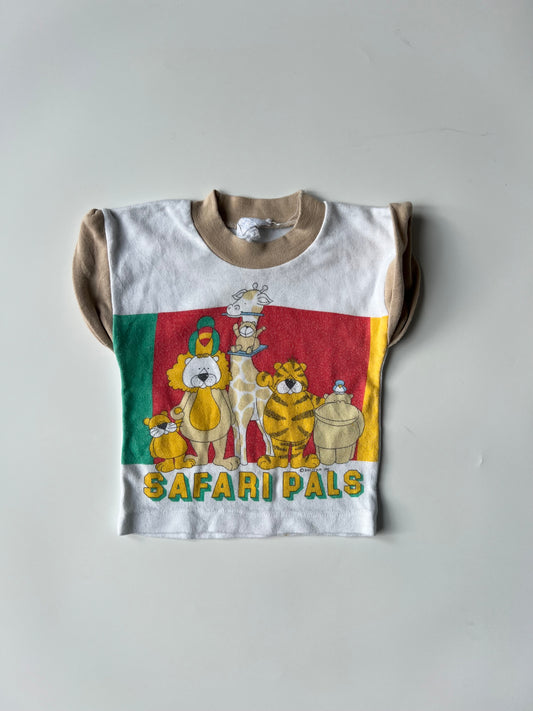 Vintage Safari Pals Tshirt 12 months
