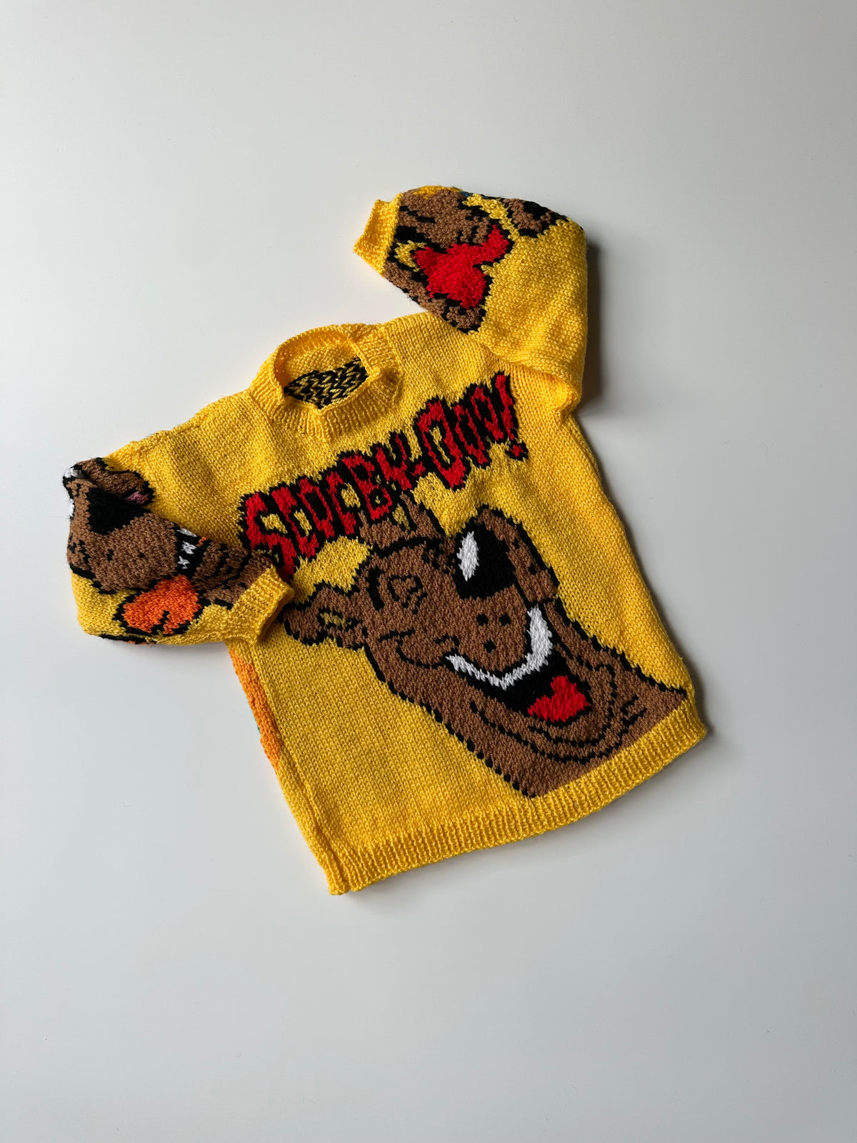 Hand-Knitted Scooby Doo Jumper 2-4 Years