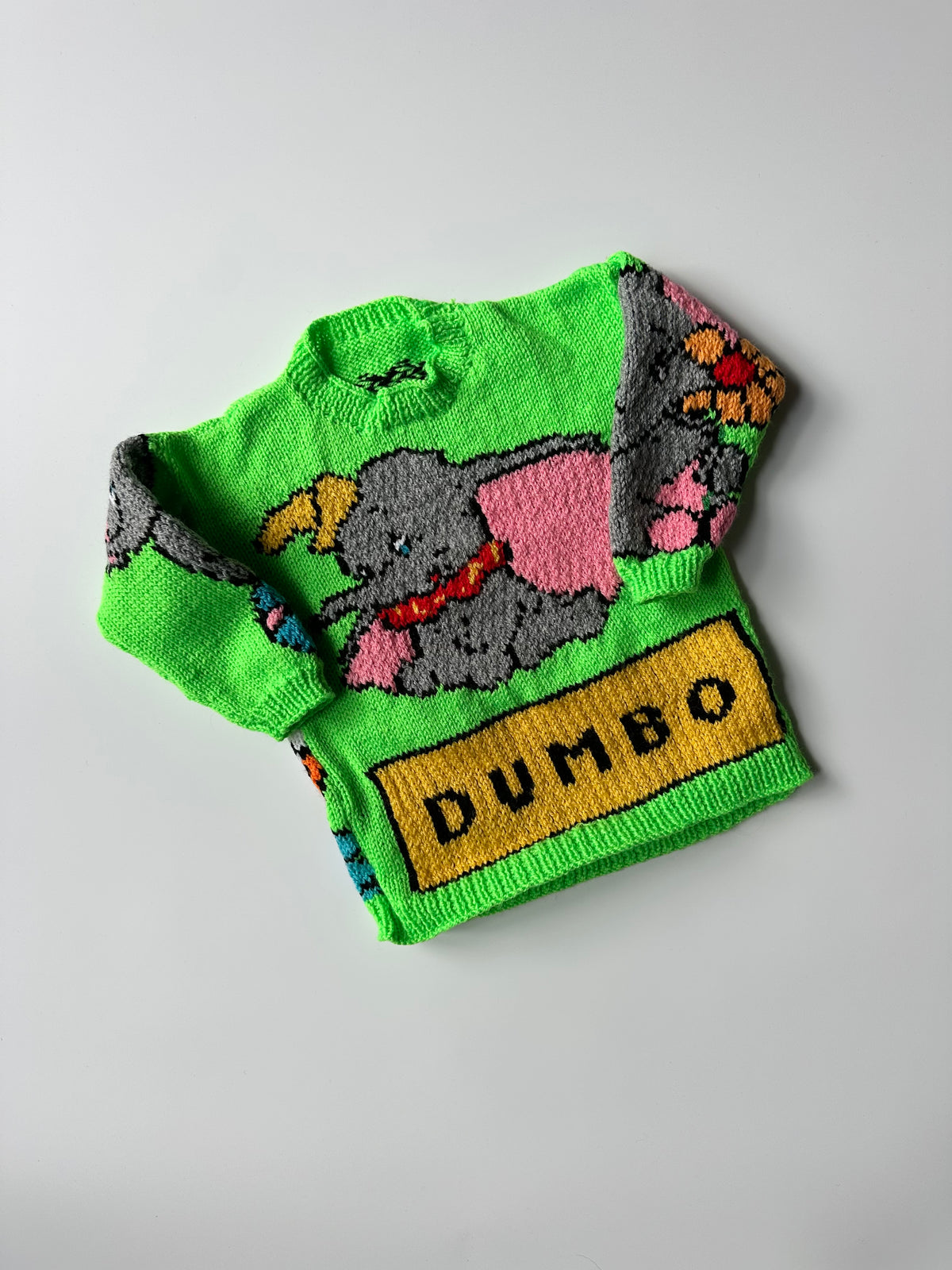 Hand-Knitted Dumbo Jumper 2-4 Years