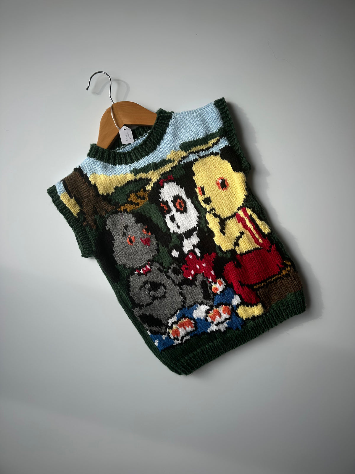 Hand-Knitted Sooty and Sweep Vest 2-4 Years