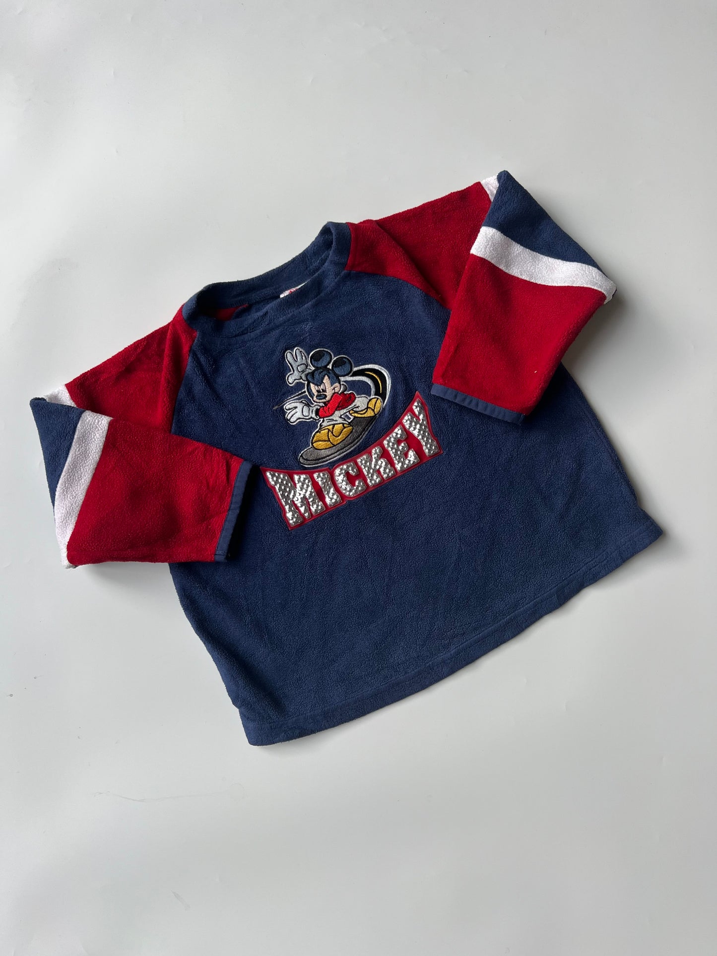 Vintage Mickey Mouse Disney Fleece Sweatshirt 4-6 Years