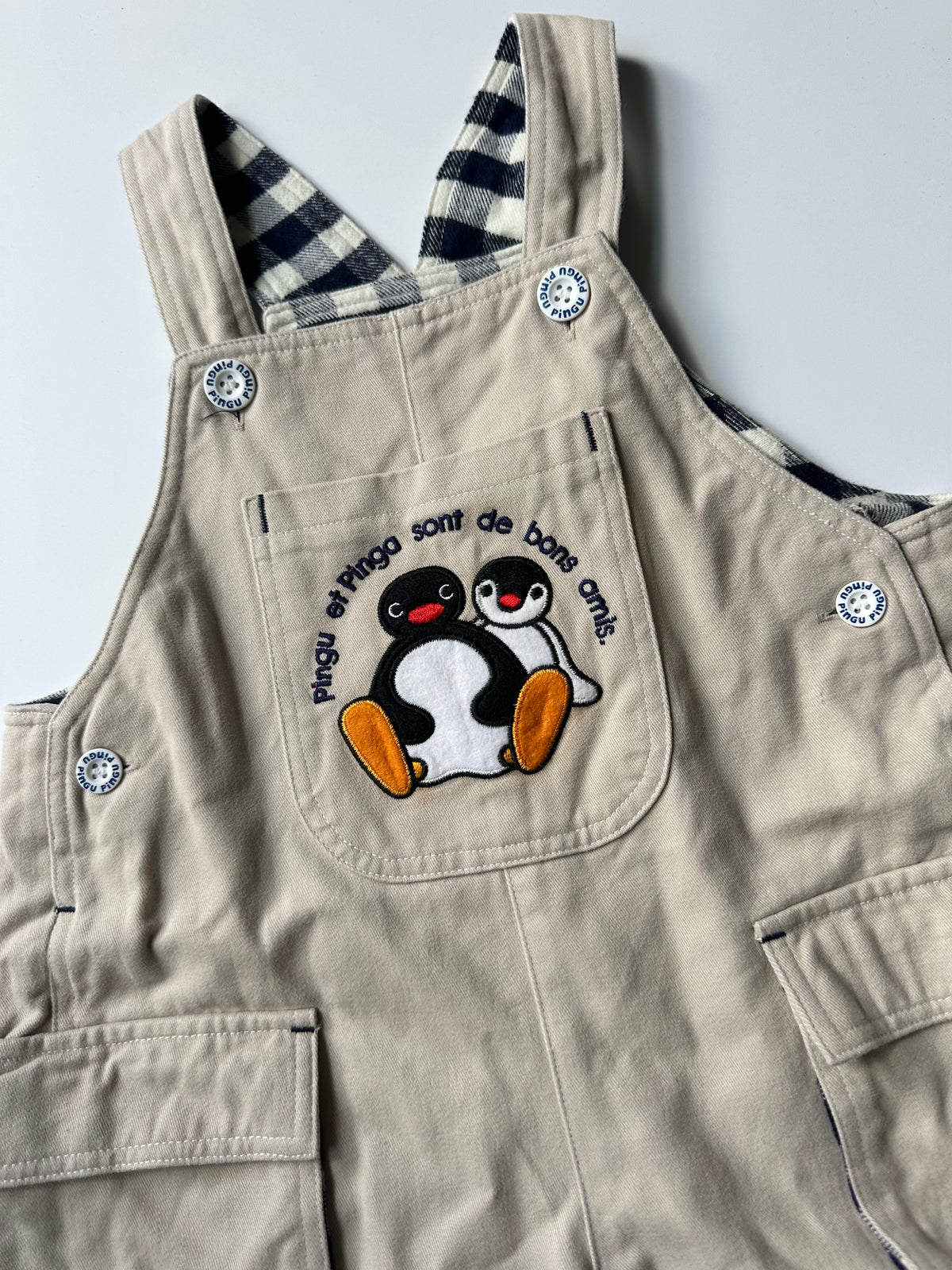 Pingu Beige Dungarees 3-4 Years