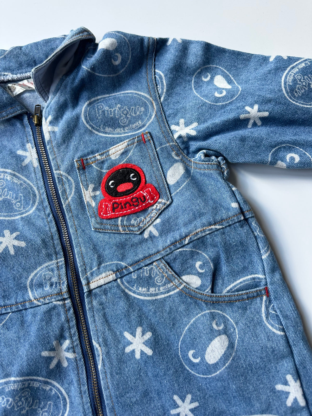 Pingu Denim Romper 18-36 Months