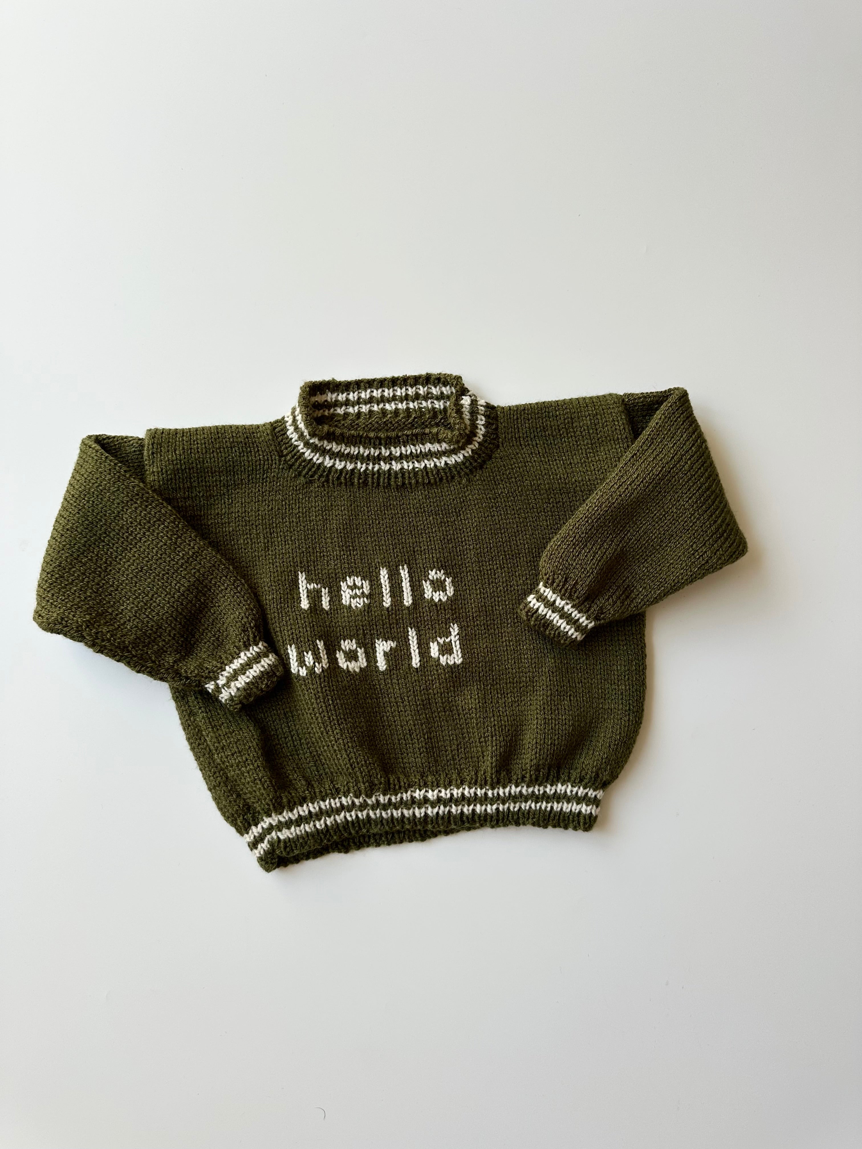 Hand Knitted Jumper 9-18 months