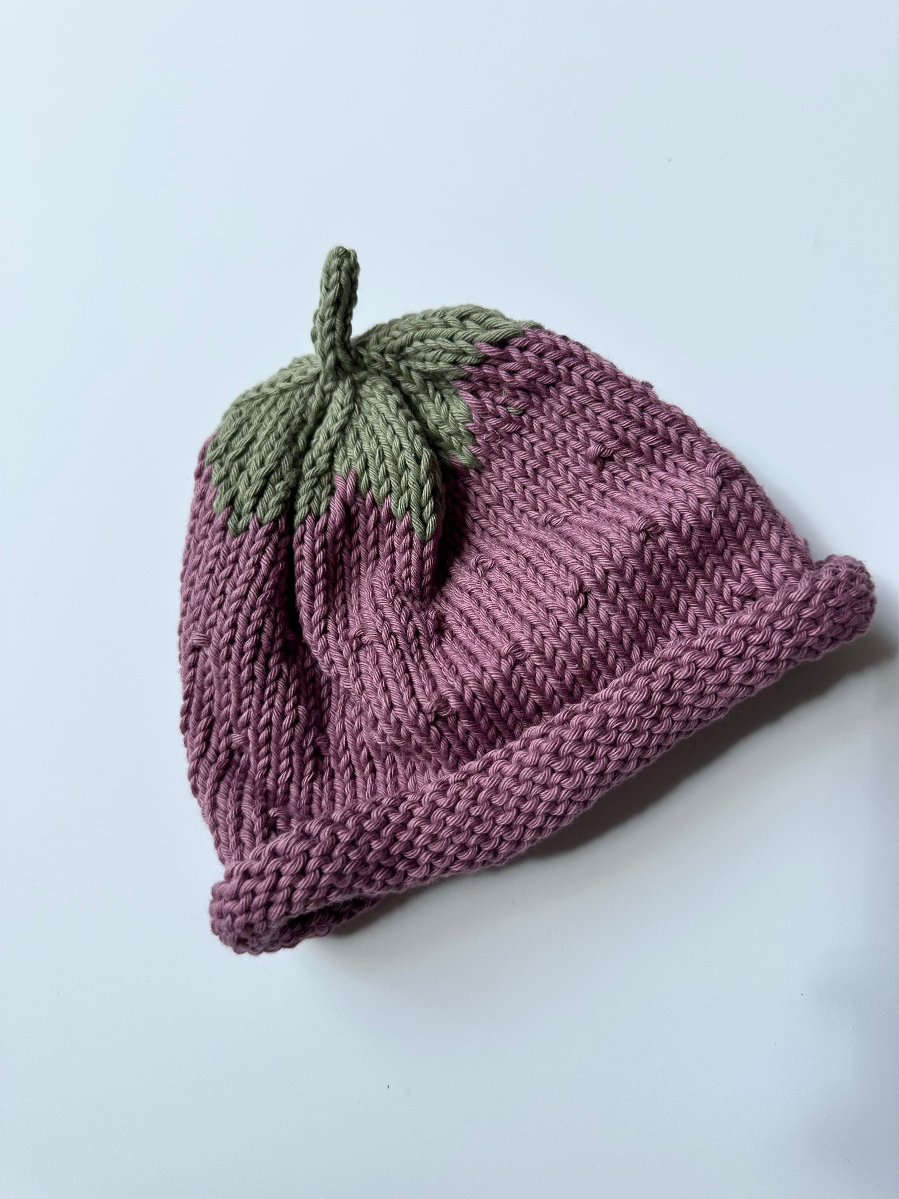 Hand Knitted Fruit Hat 3-9 Months