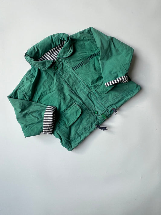 French Vintage Kids Jacket with Stripe Detail 18-24 Months