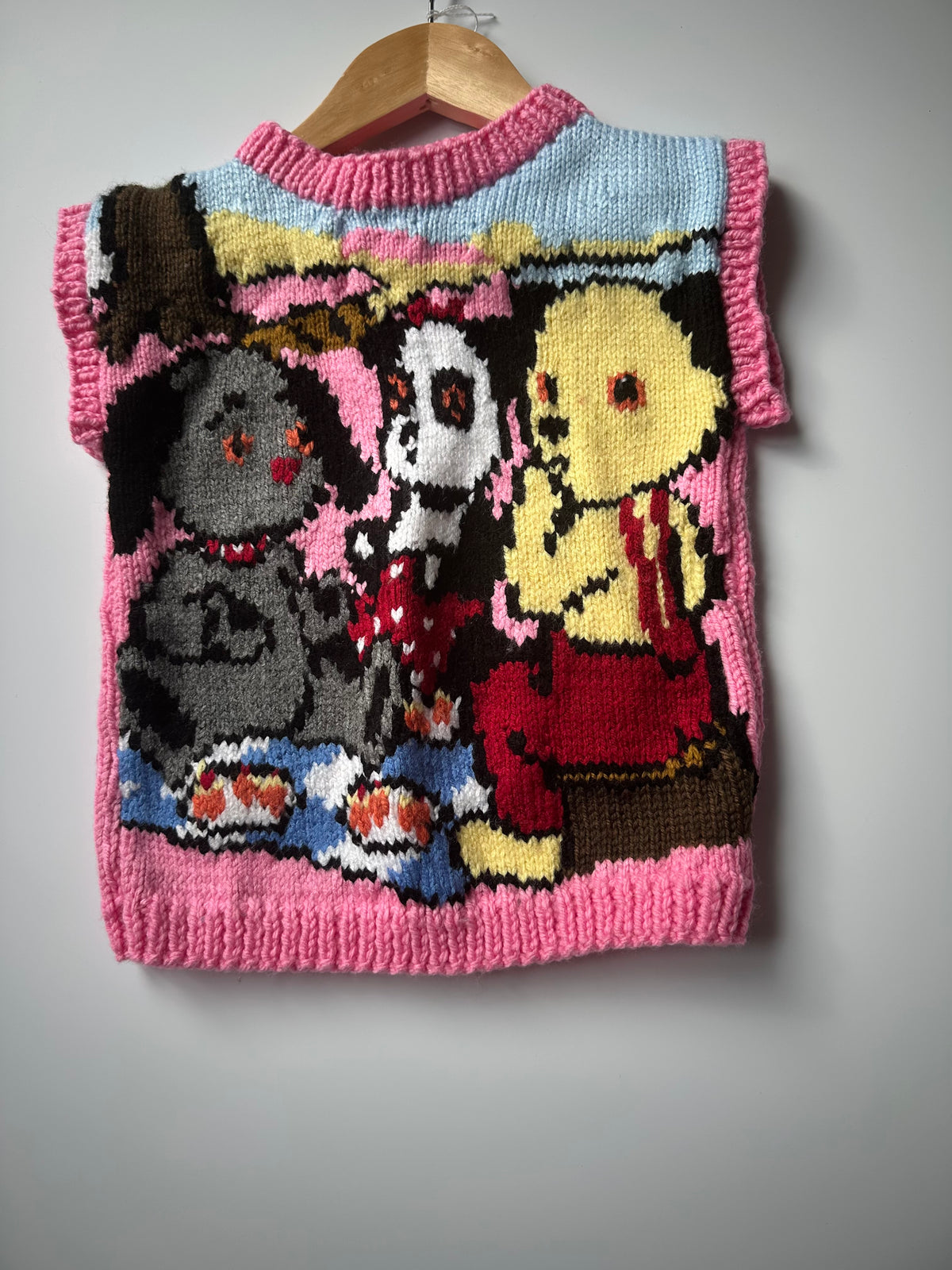 Hand Knitted Sooty & Sweep Vest 2-4 Years