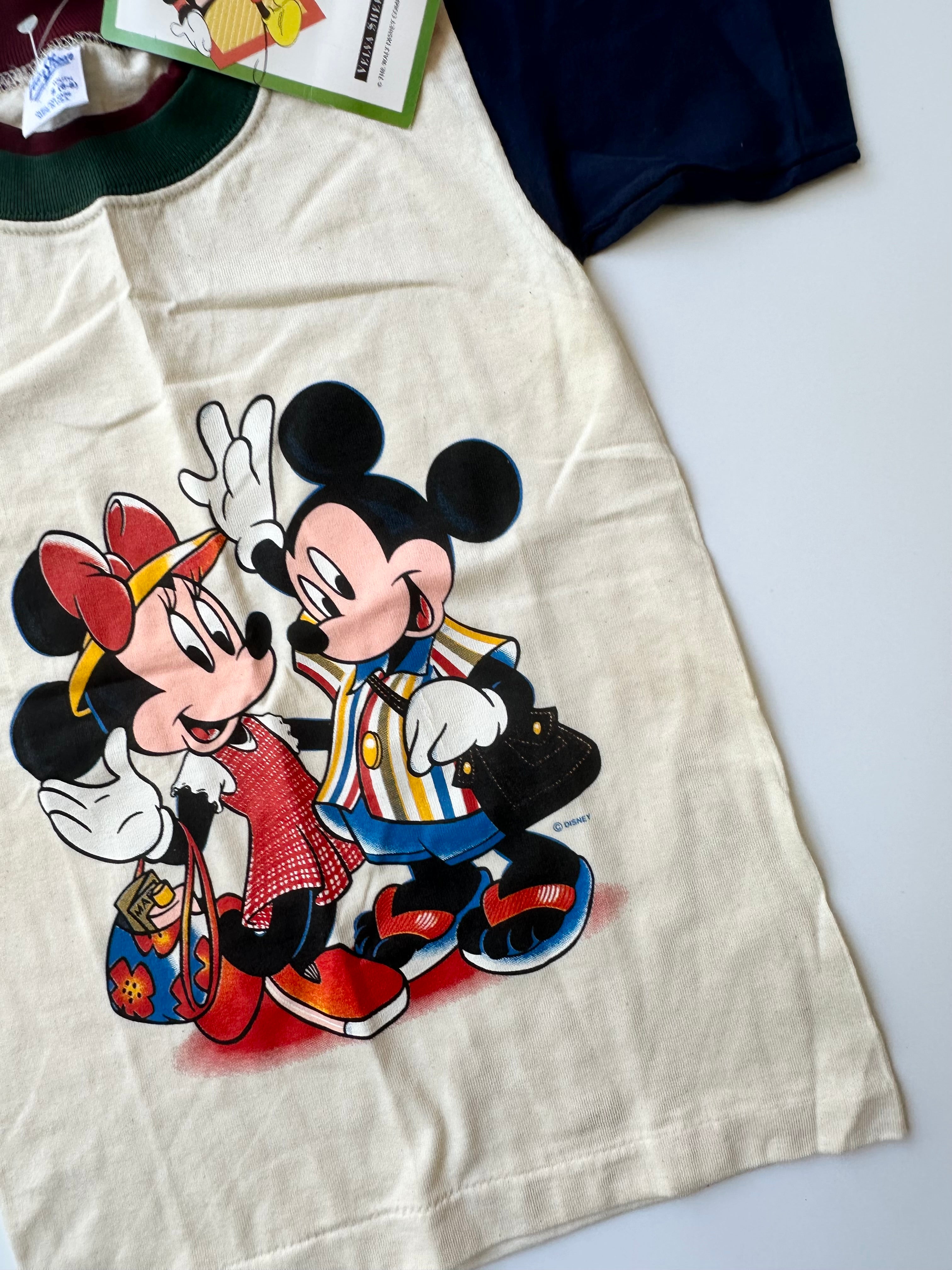 Vintage Disney Merch ❤️ Mickey and Minnie Mouse Tee 6-8 Years
