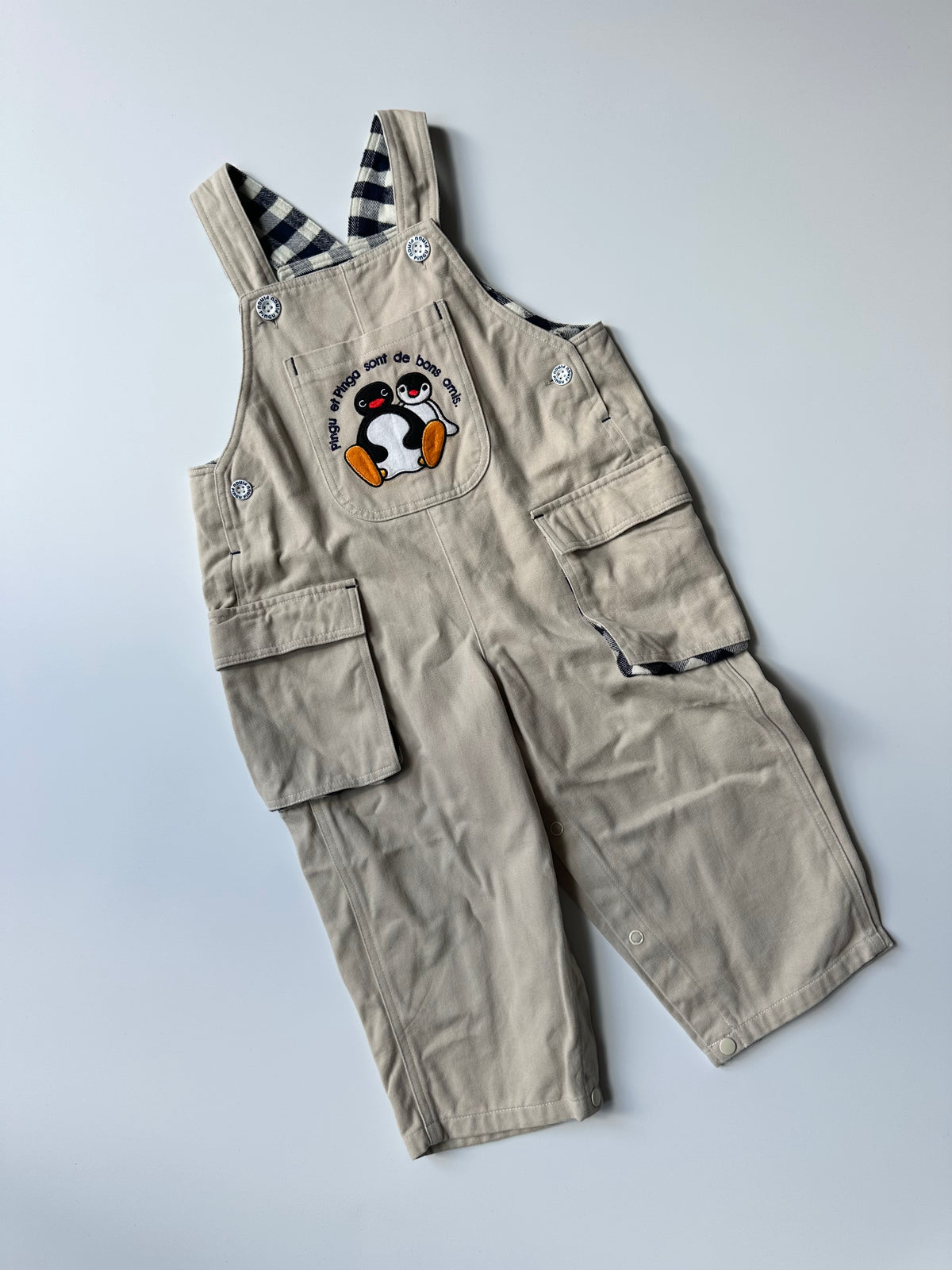 Pingu Beige Dungarees 3-4 Years