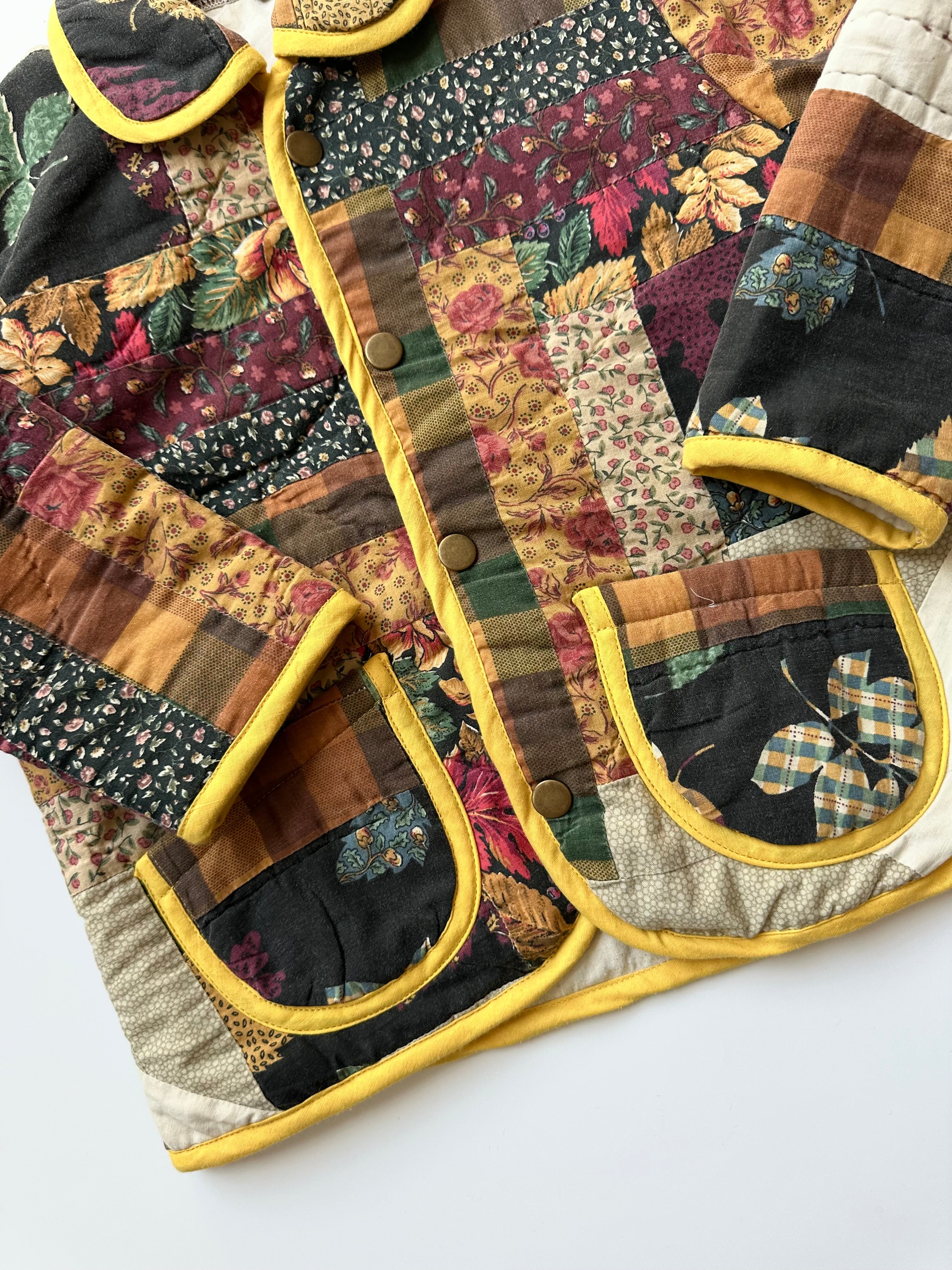 Upcycled Vintage Blanket Quilt 4 Years