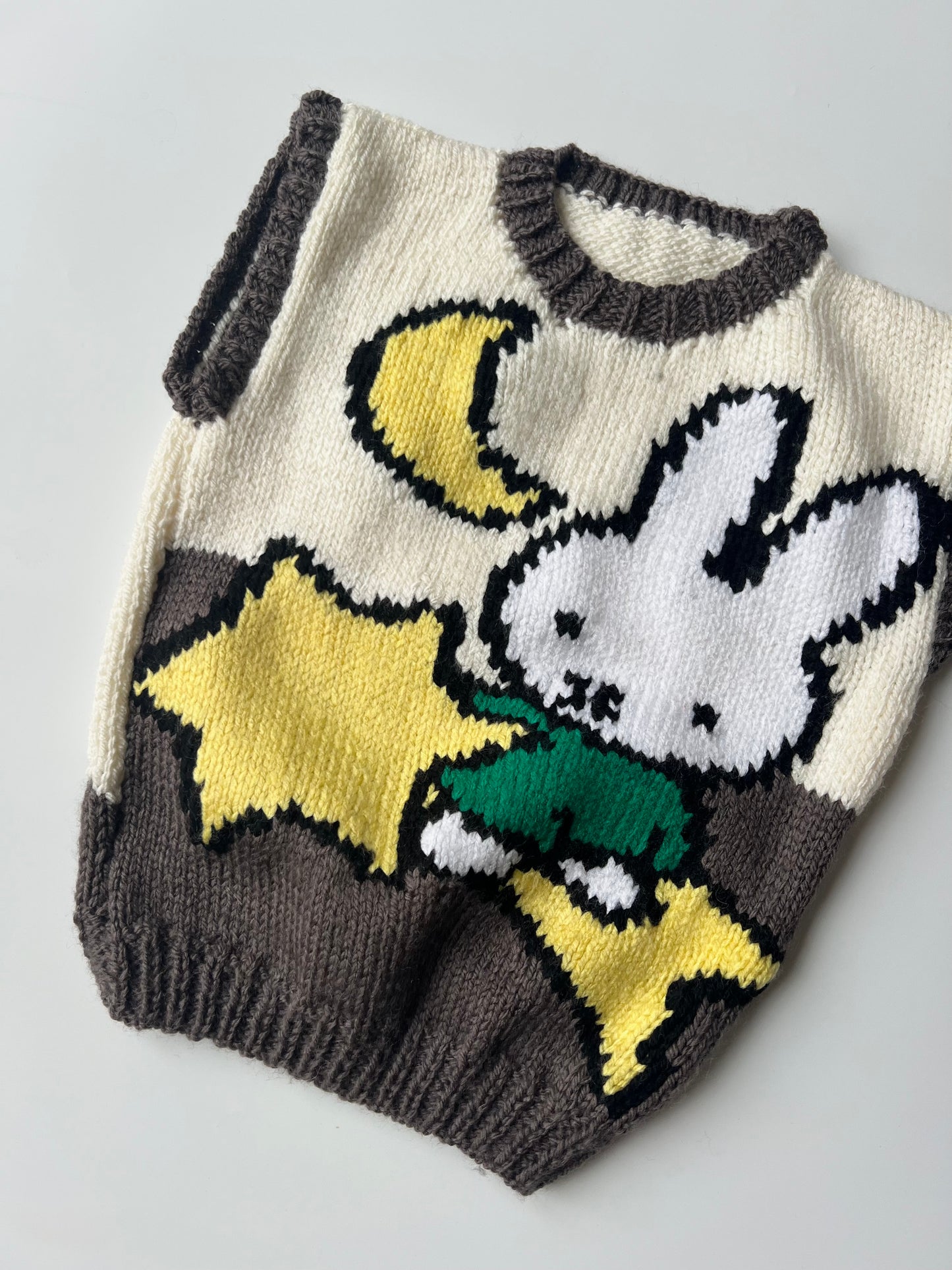 Hand Knitted Miffy Vest