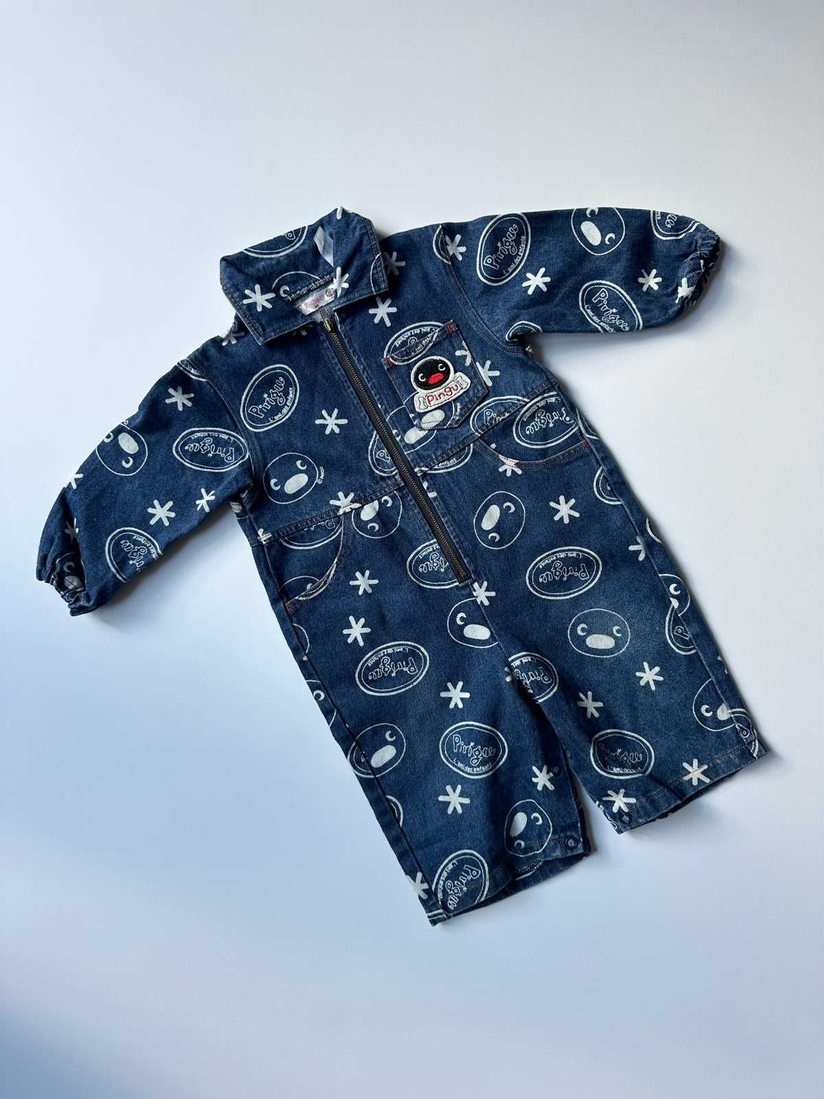 Pingu Denim Boilersuit 1-2 Years