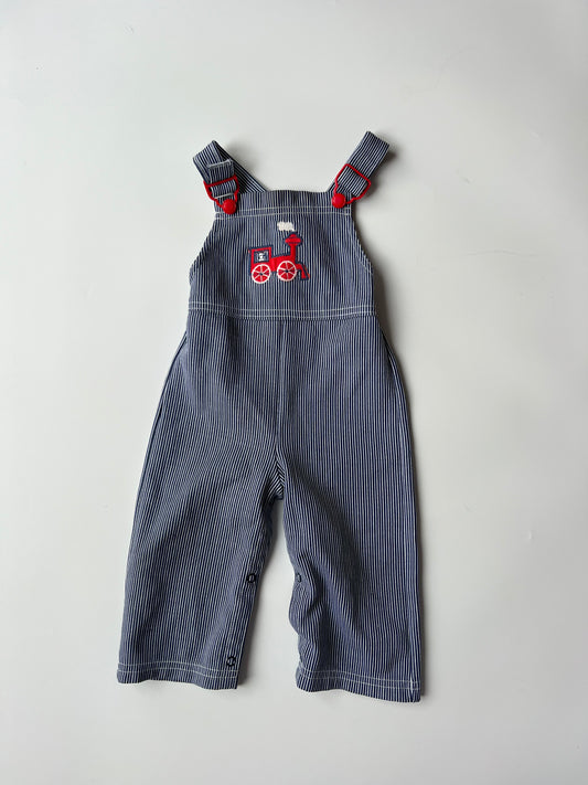 Vintage Carter’s Striped Kids Dungarees 12-18 months